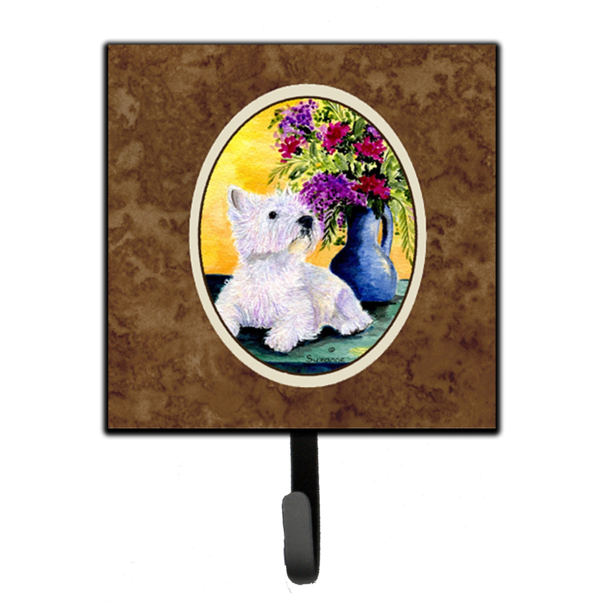 Caroline'S Treasures Ss8301Sh4 Westie Leash Holder Or Key Hook, Small, Multicolor