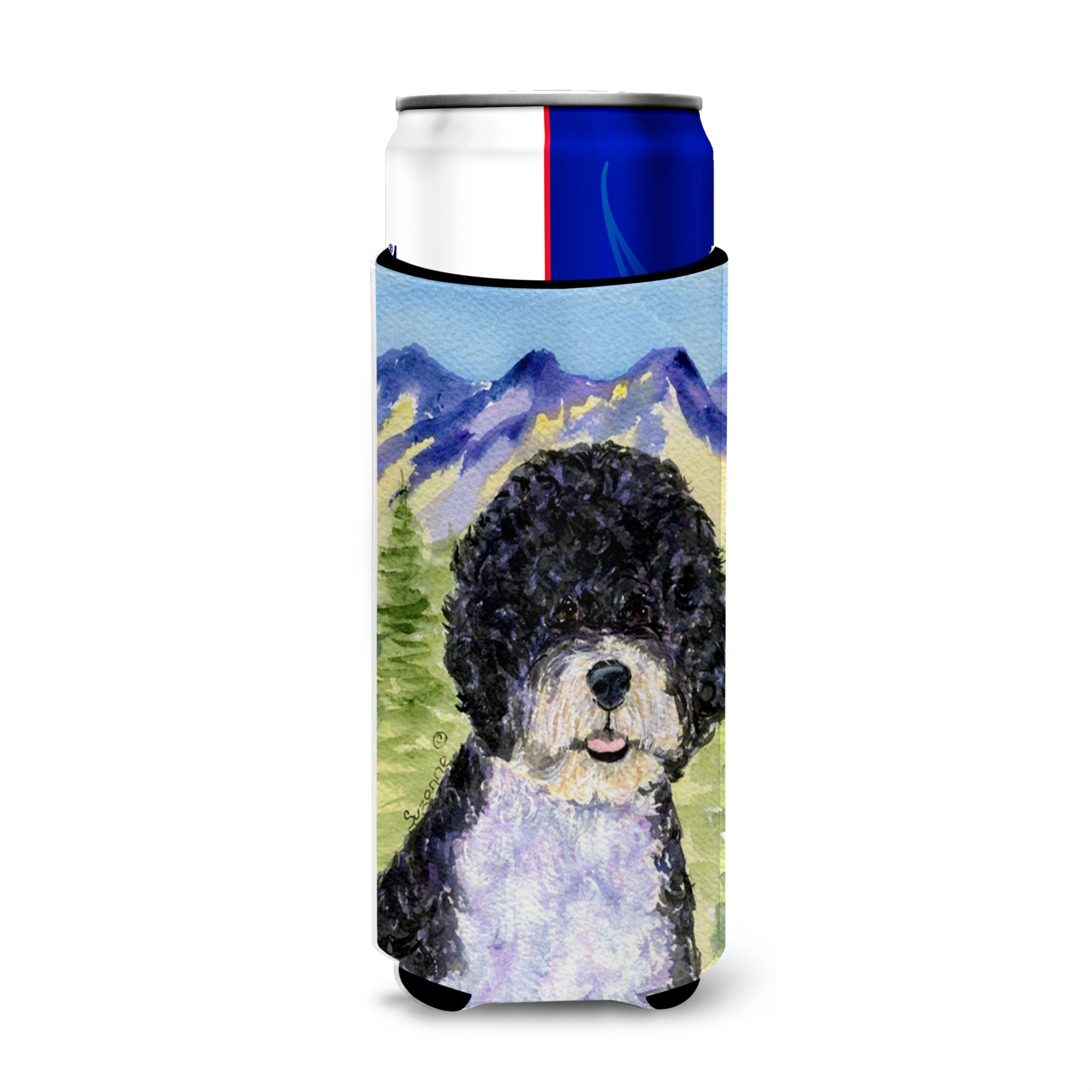 Portuguese Water Dog Ultra Beverage Insulators For Slim Cans Ss8303Muk
