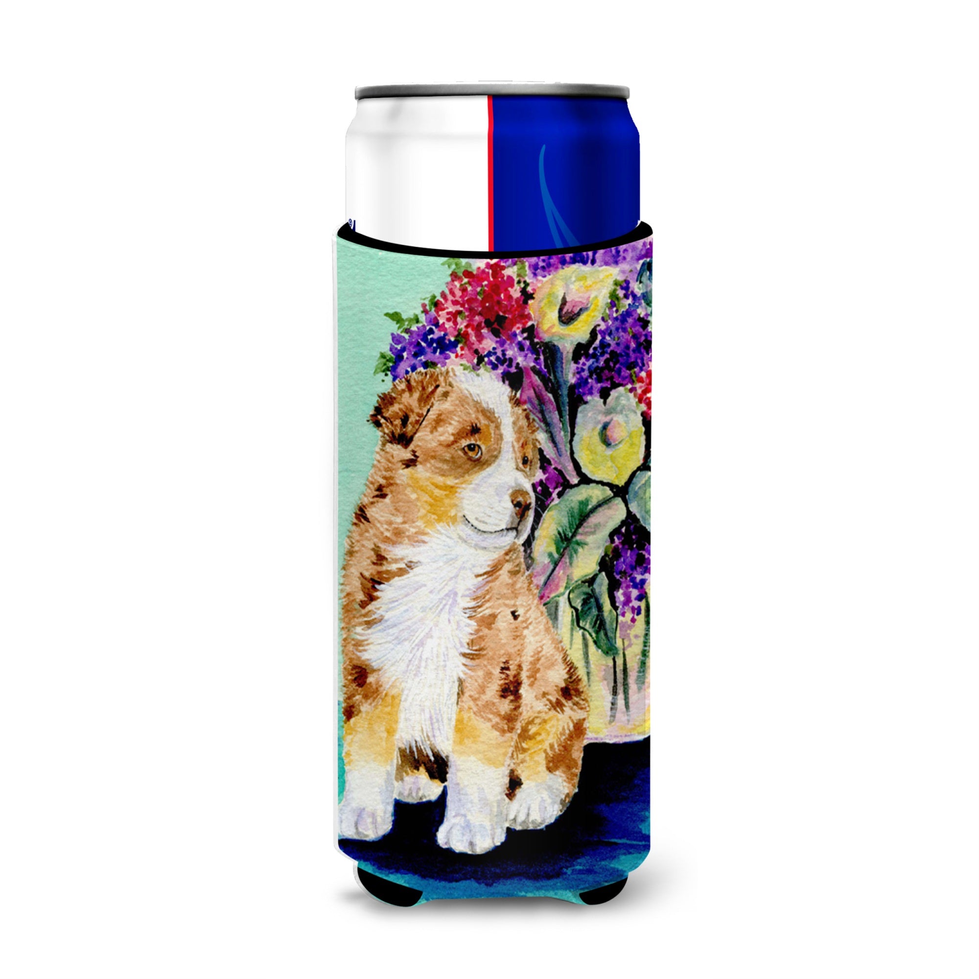 Australian Shepherd Ultra Beverage Insulators For Slim Cans Ss8312Muk