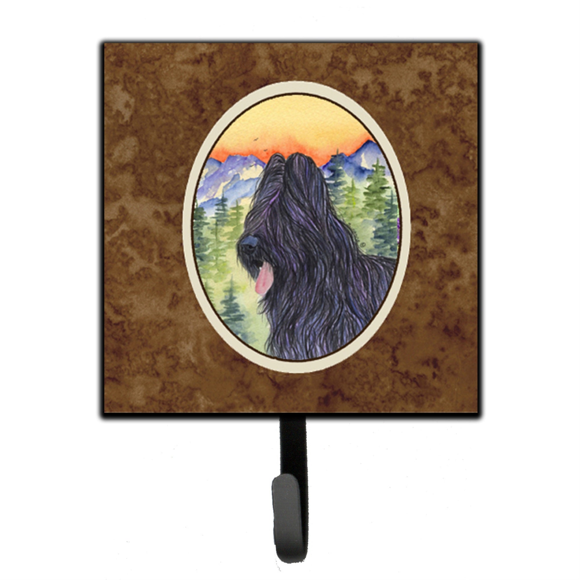 Caroline'S Treasures Ss8319Sh4 Briard Leash Holder Or Key Hook, Small, Multicolor