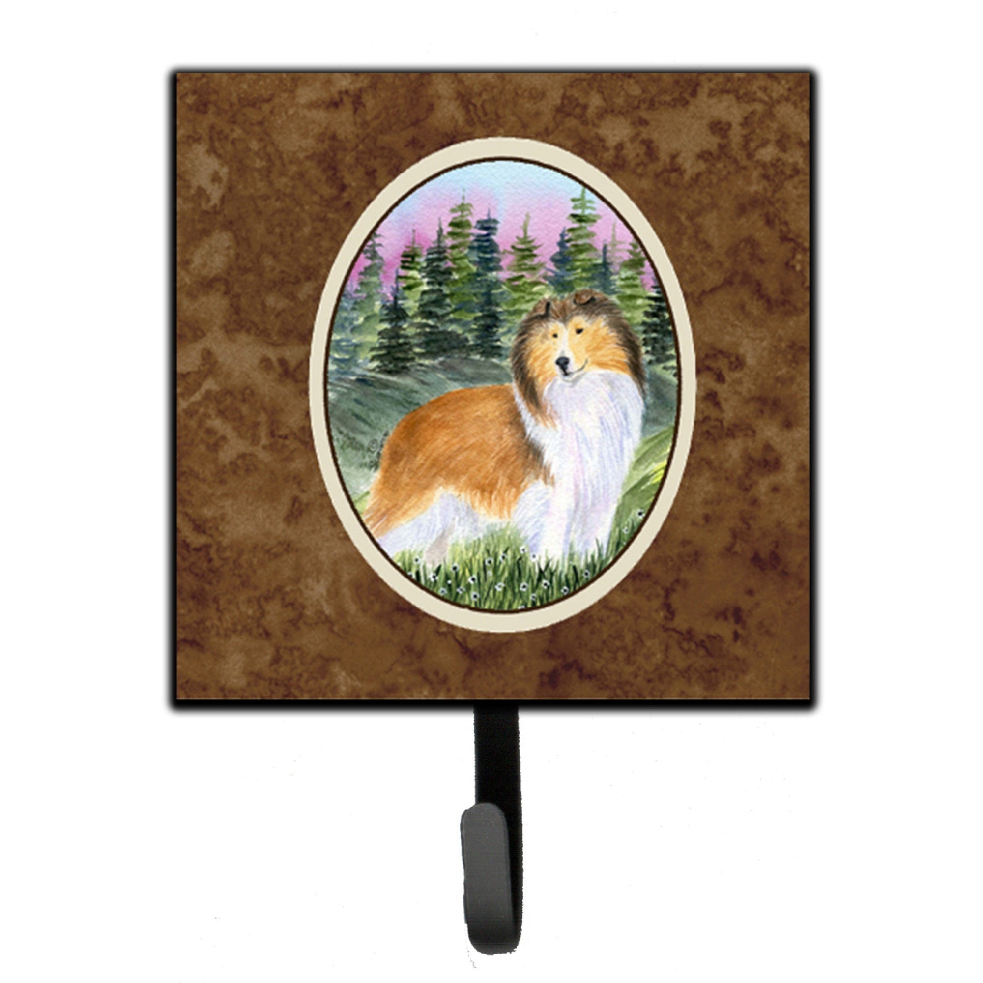 Caroline'S Treasures Ss8321Sh4 Sheltie Leash Holder Or Key Hook, Small, Multicolor