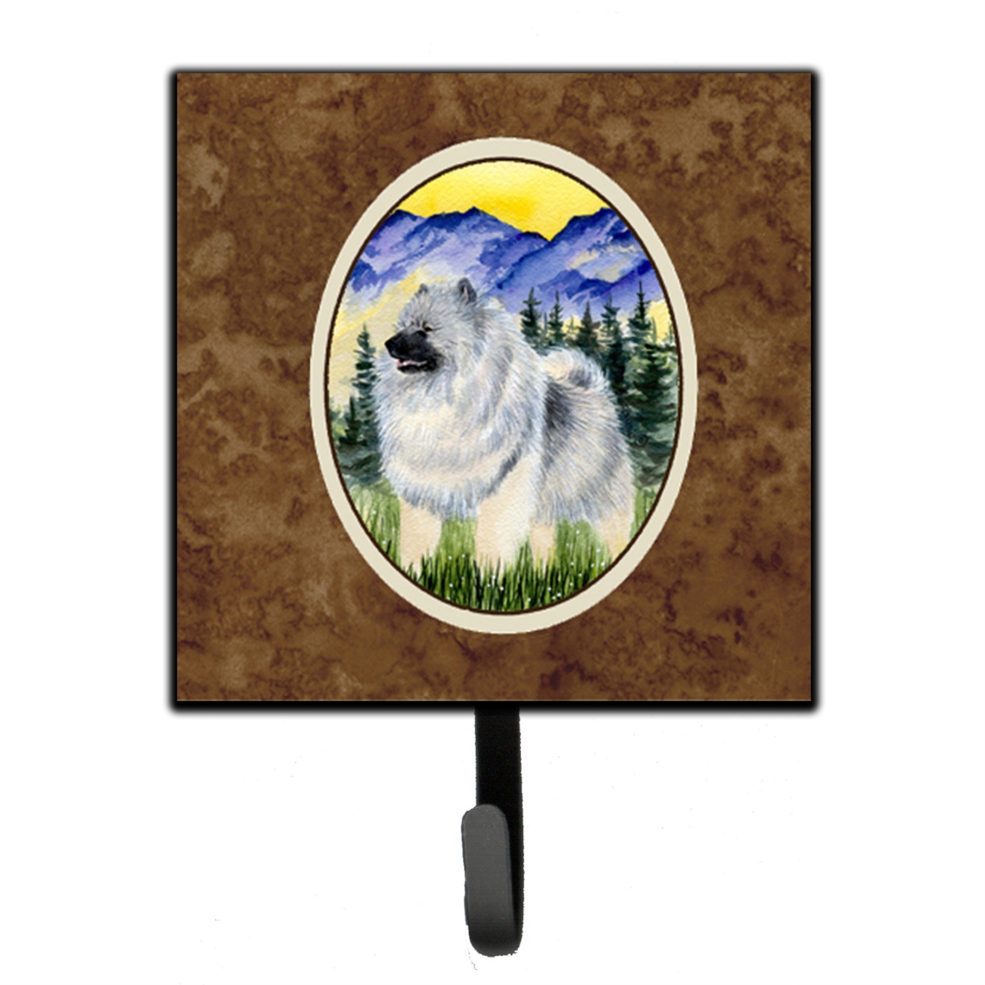 Caroline'S Treasures Ss8323Sh4 Keeshond Leash Holder Or Key Hook, Small, Multicolor