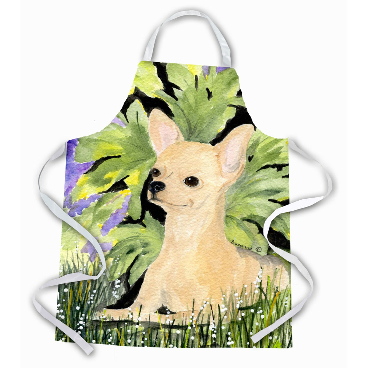Caroline'S Treasures Ss8325Apron Chihuahua Apron, Large, Multicolor
