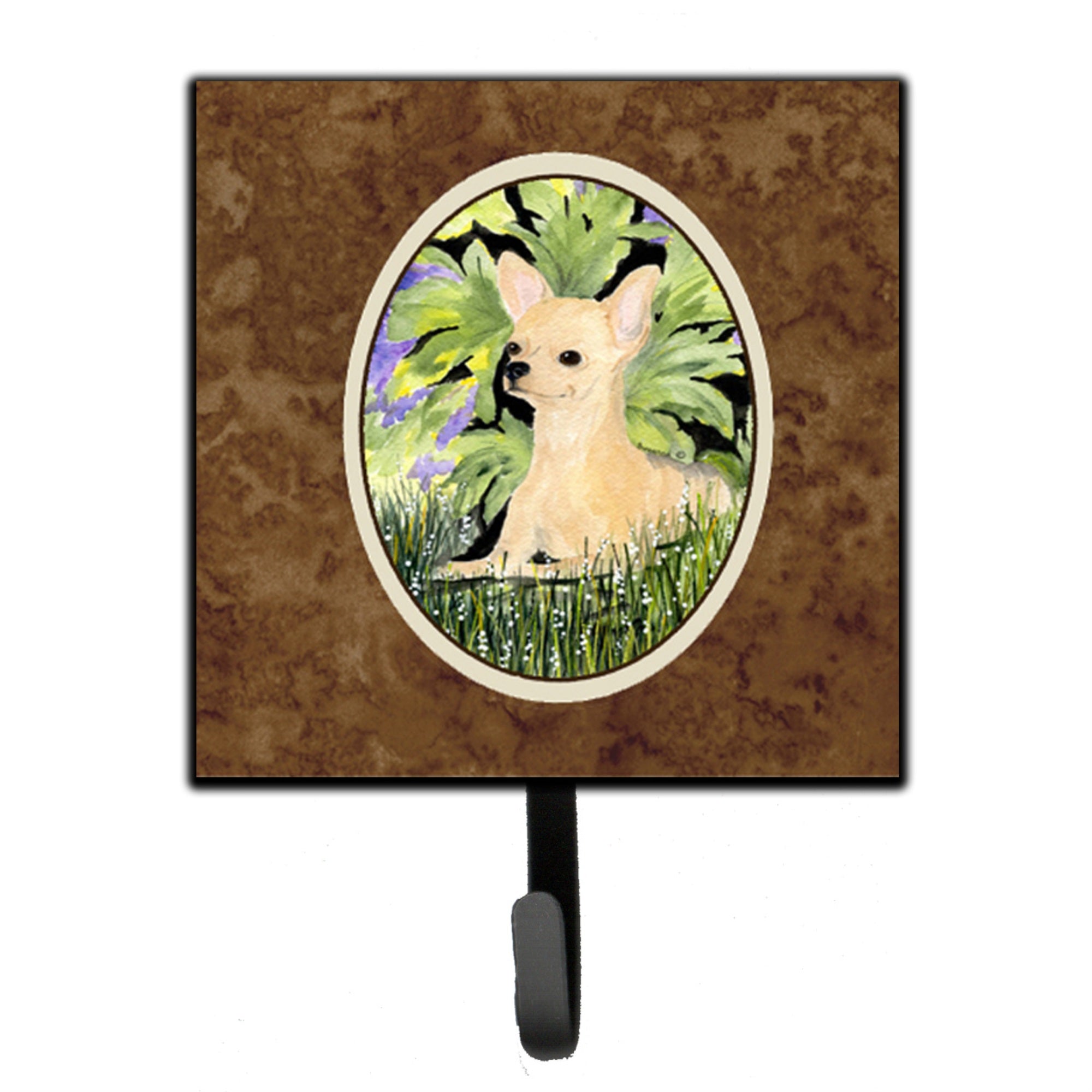 Caroline'S Treasures Ss8325Sh4 Chihuahua Leash Holder Or Key Hook, Small, Multicolor