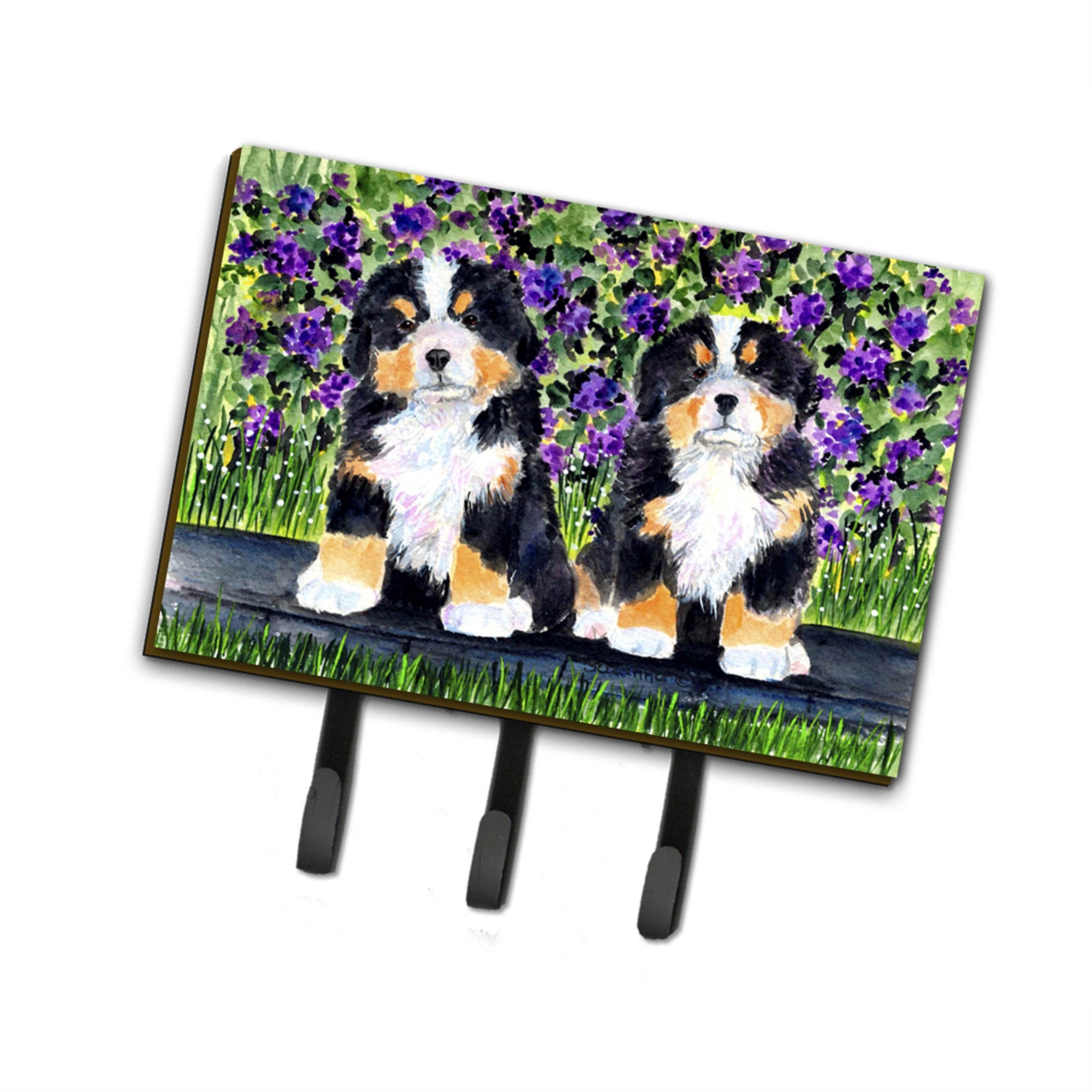 Caroline'S Treasures Ss8334Th68 Bernese Mountain Dog Leash Holder Or Key Hook, Large, Multicolor