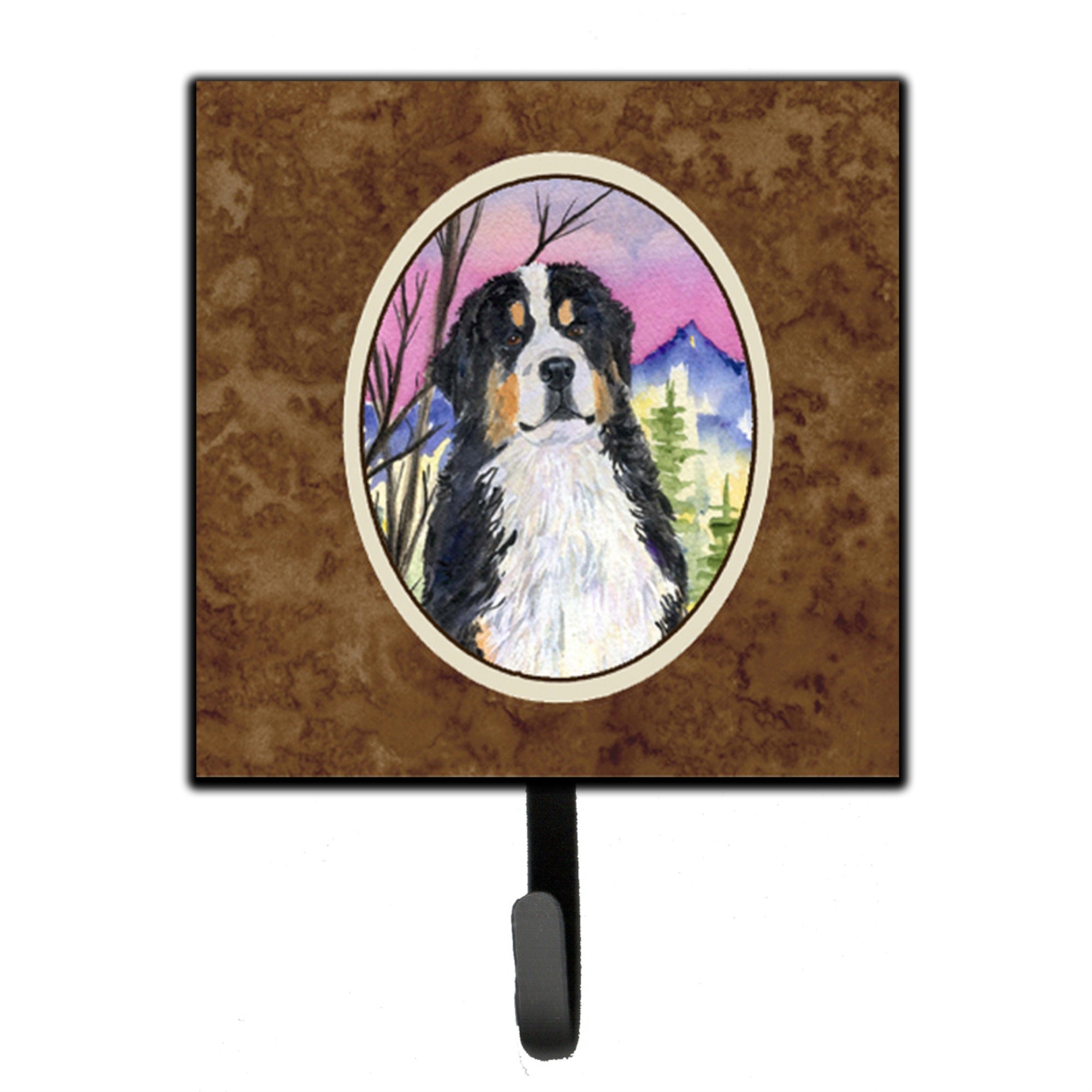 Caroline'S Treasures Ss8336Sh4 Bernese Mountain Dog Leash Holder Or Key Hook, Small, Multicolor