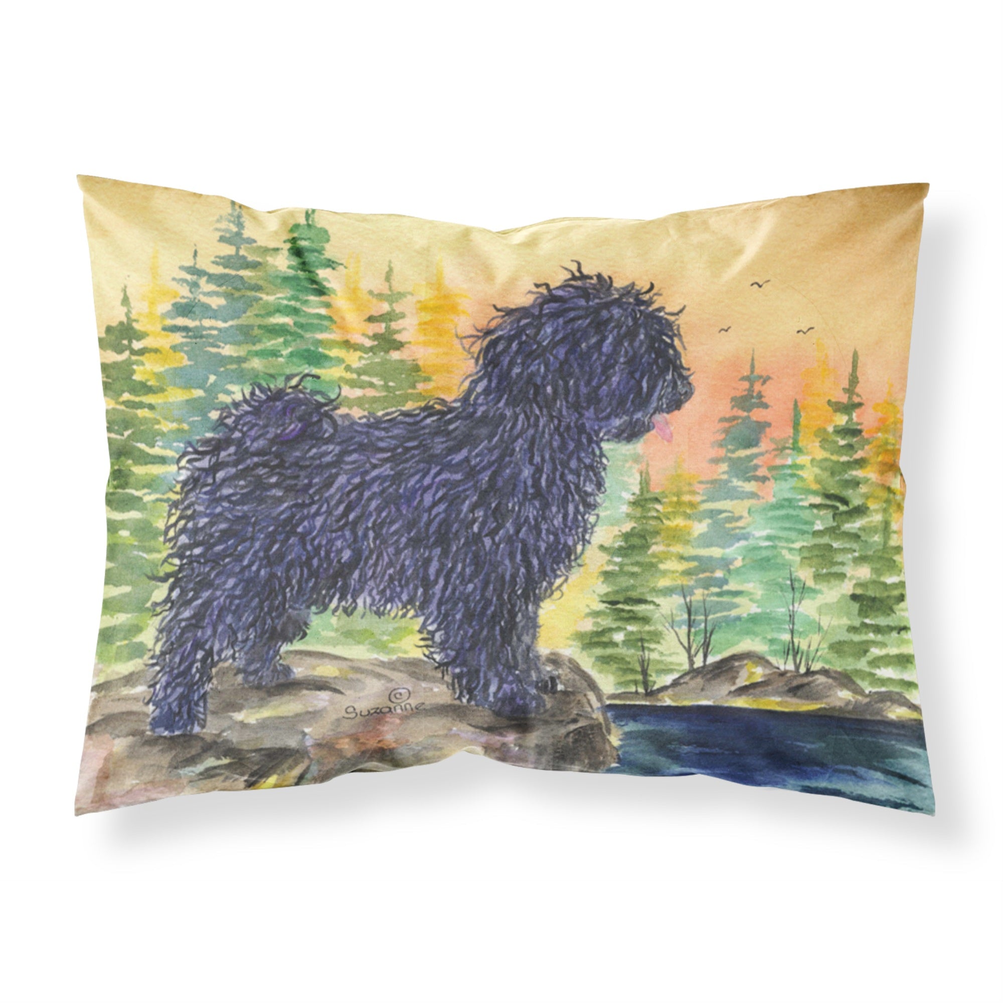 Caroline'S Treasures Ss8347Pillowcase Puli Moisture Wicking Fabric Standard Pillowcase, Large, Multicolor