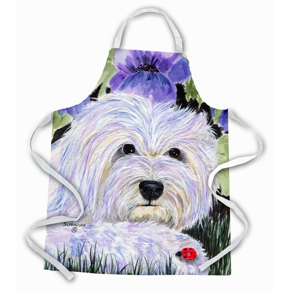 Caroline'S Treasures Ss8349Apron Coton De Tulear Apron, Large, Multicolor