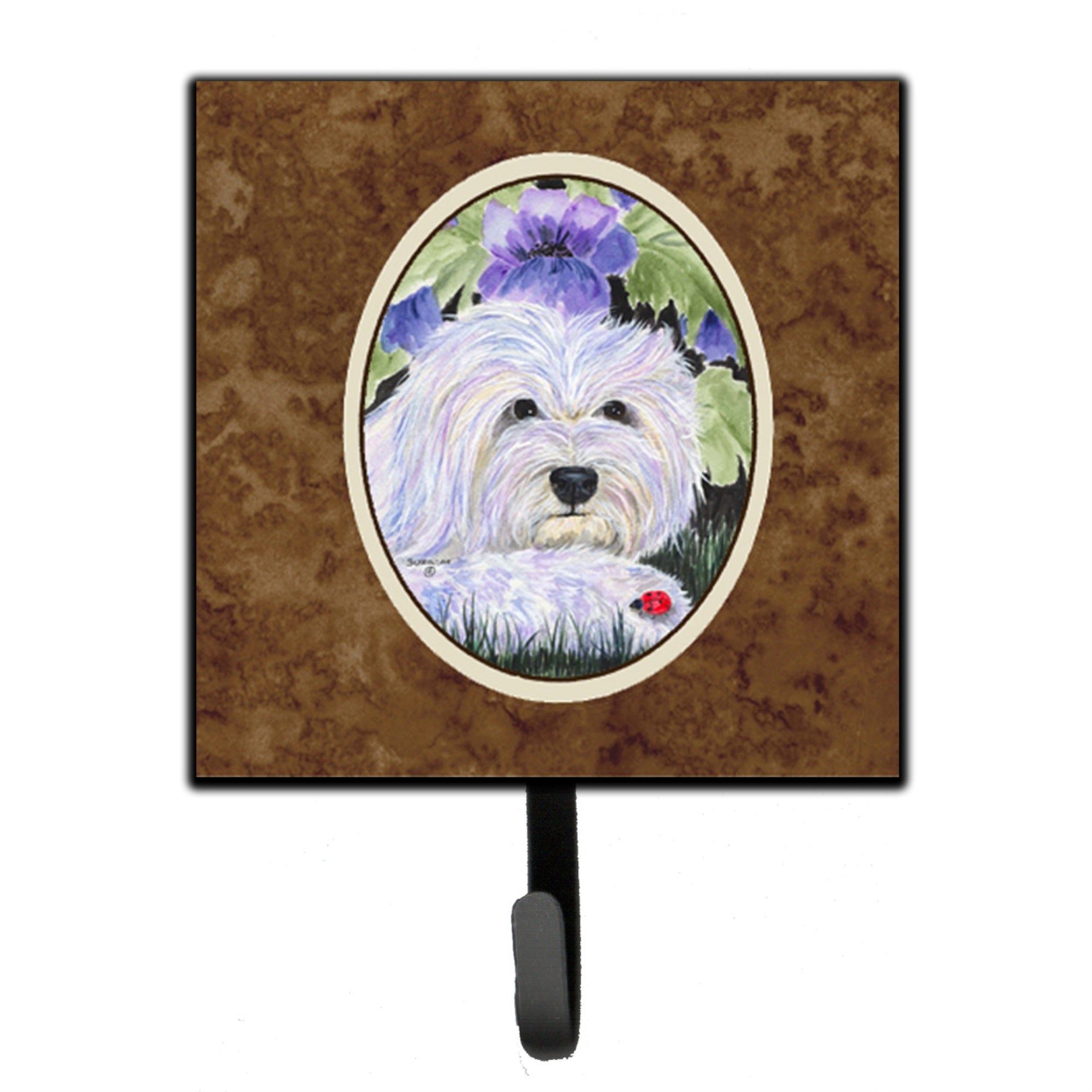 Caroline'S Treasures Ss8349Sh4 Coton De Tulear Leash Holder Or Key Hook, Small, Multicolor