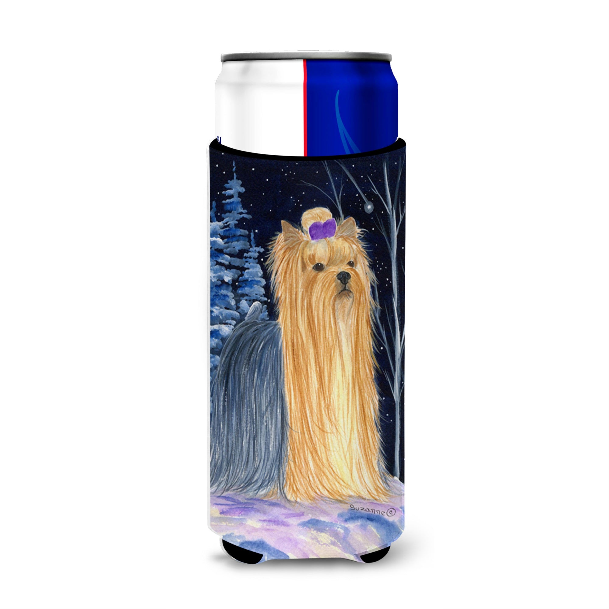 Starry Night Yorkie Ultra Beverage Insulators For Slim Cans Ss8365Muk