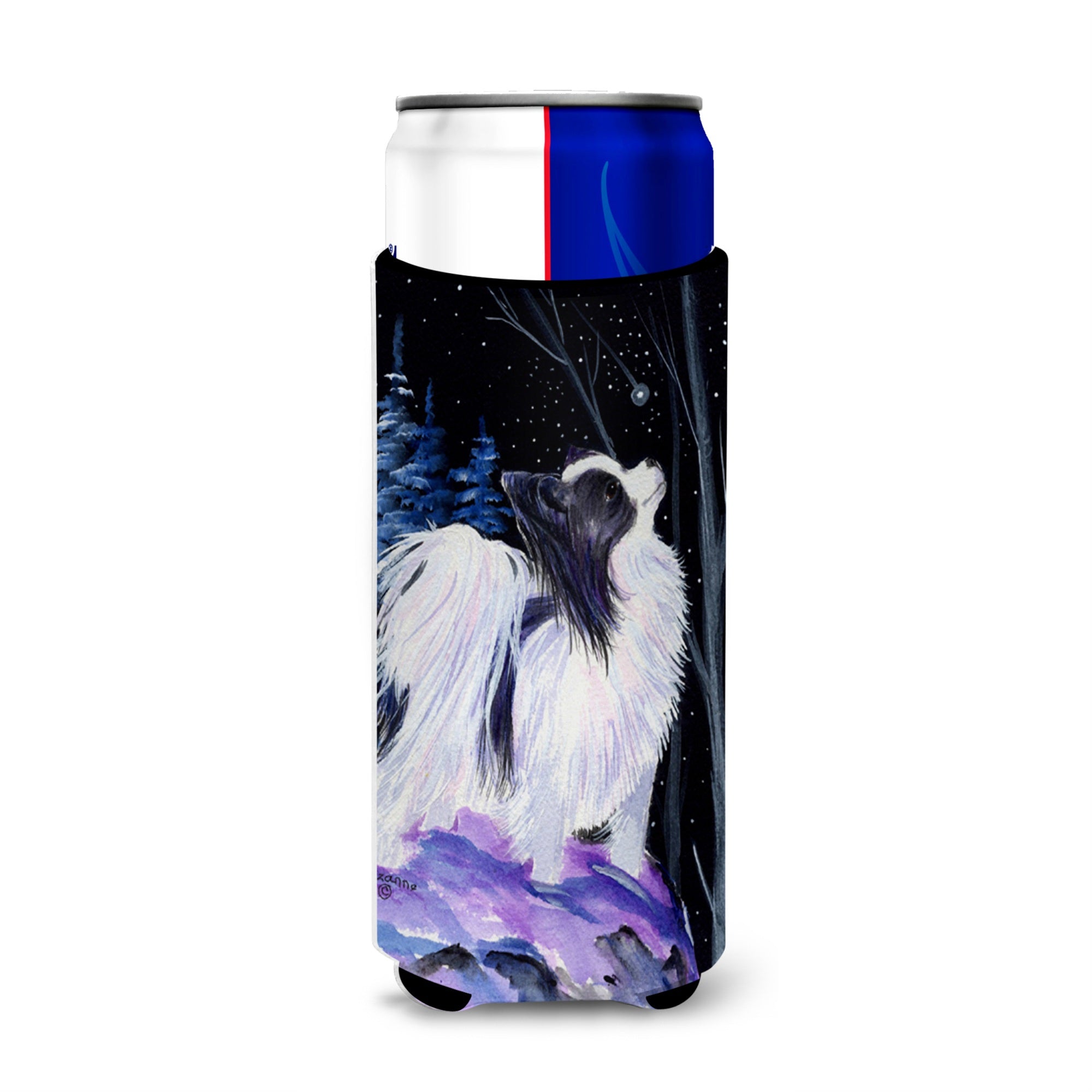 Starry Night Papillon Ultra Beverage Insulators For Slim Cans Ss8383Muk