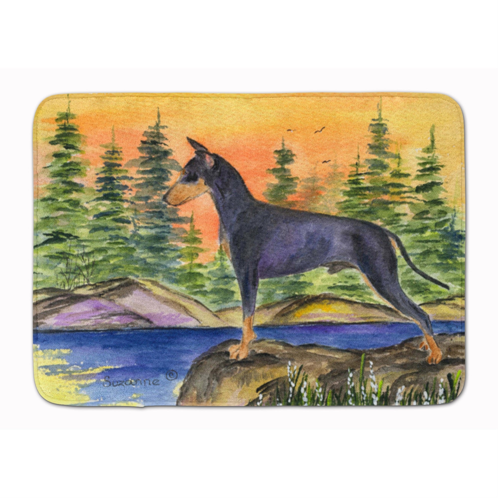 Caroline'S Treasures Manchester Terrier Floor Mat, 19 X 27, Multicolor