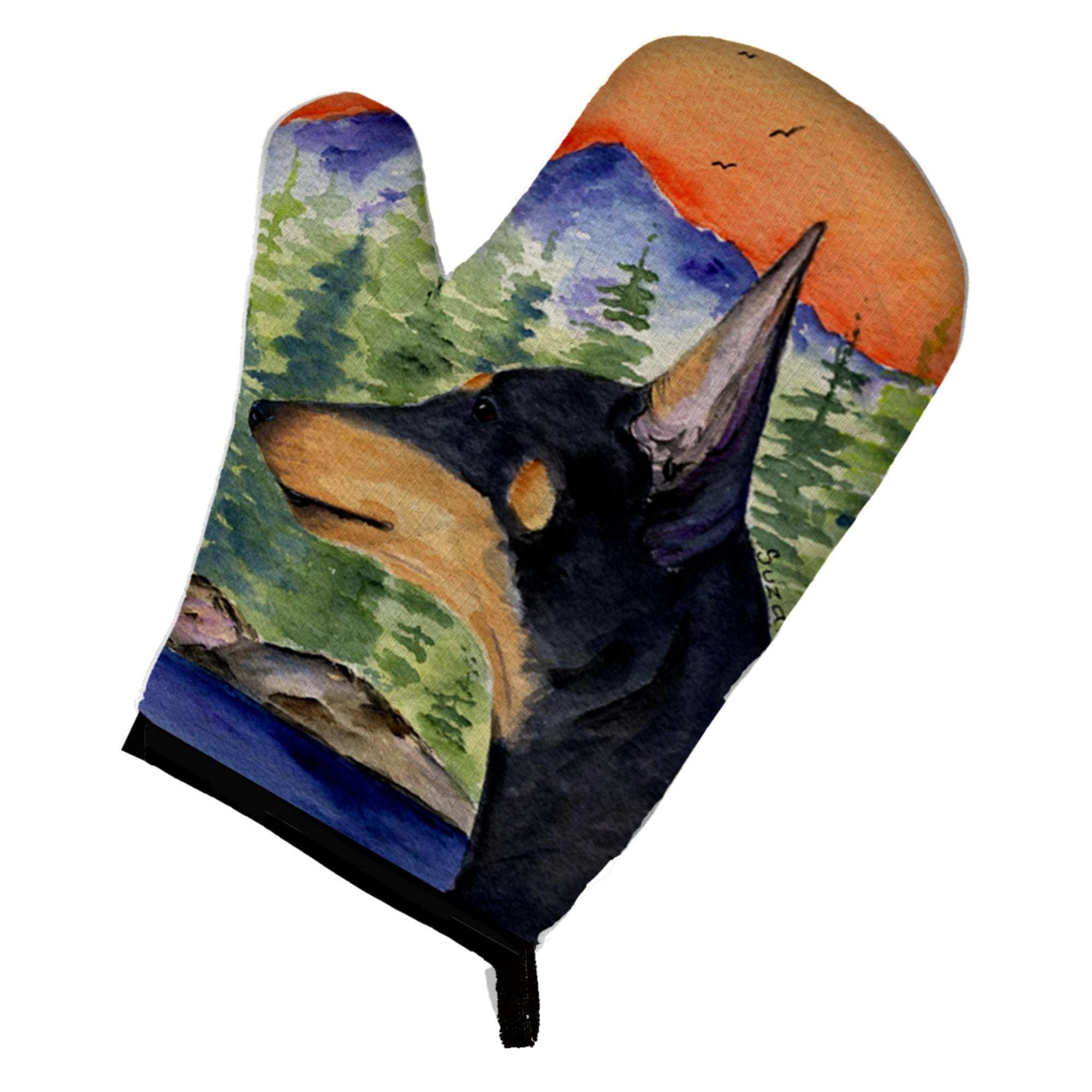 Caroline'S Treasures Ss8433Ovmt Manchester Terrier Oven Mitt, 12 By 8.5, Multicolor