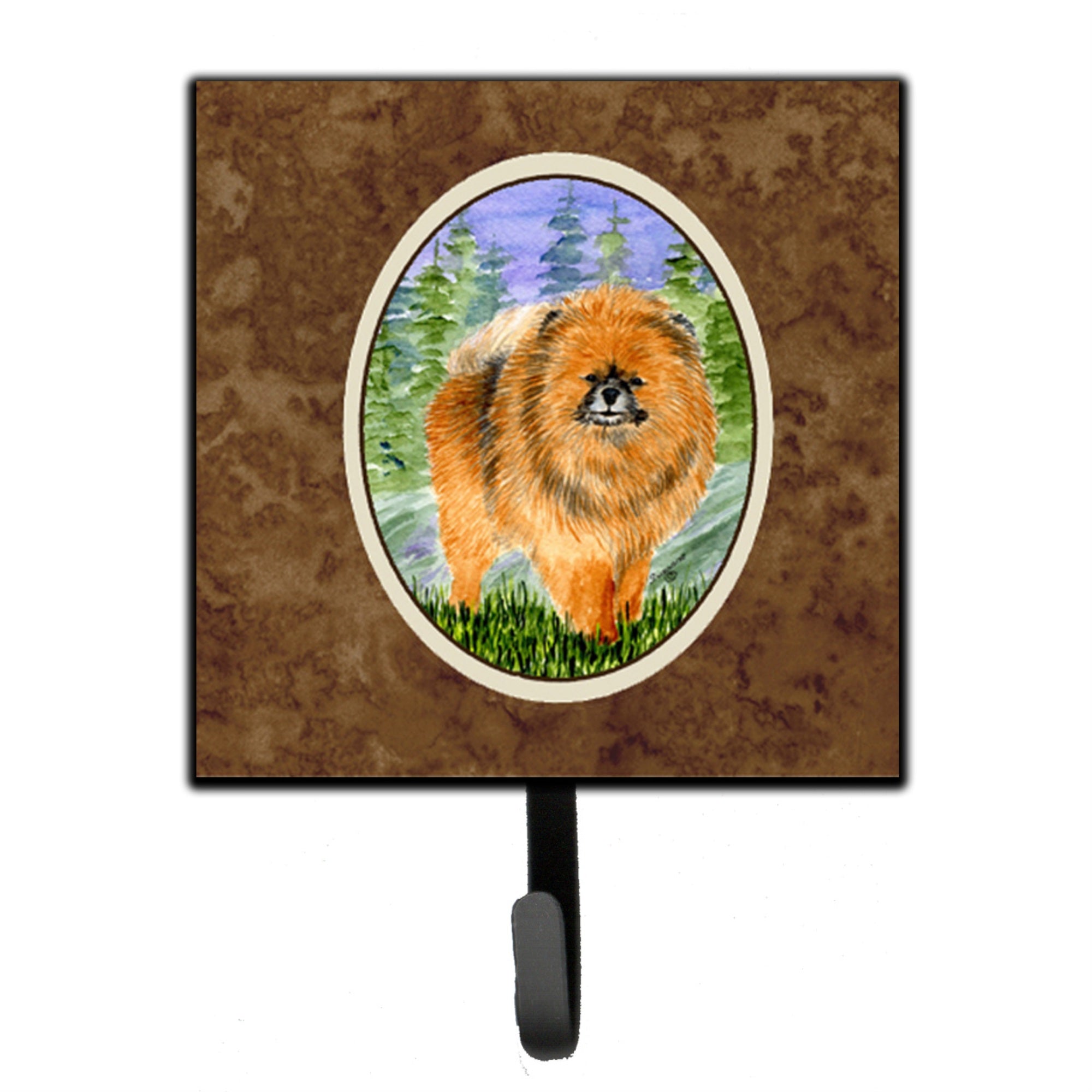 Caroline'S Treasures Ss8459Sh4 Pomeranian Leash Holder Or Key Hook, Small, Multicolor