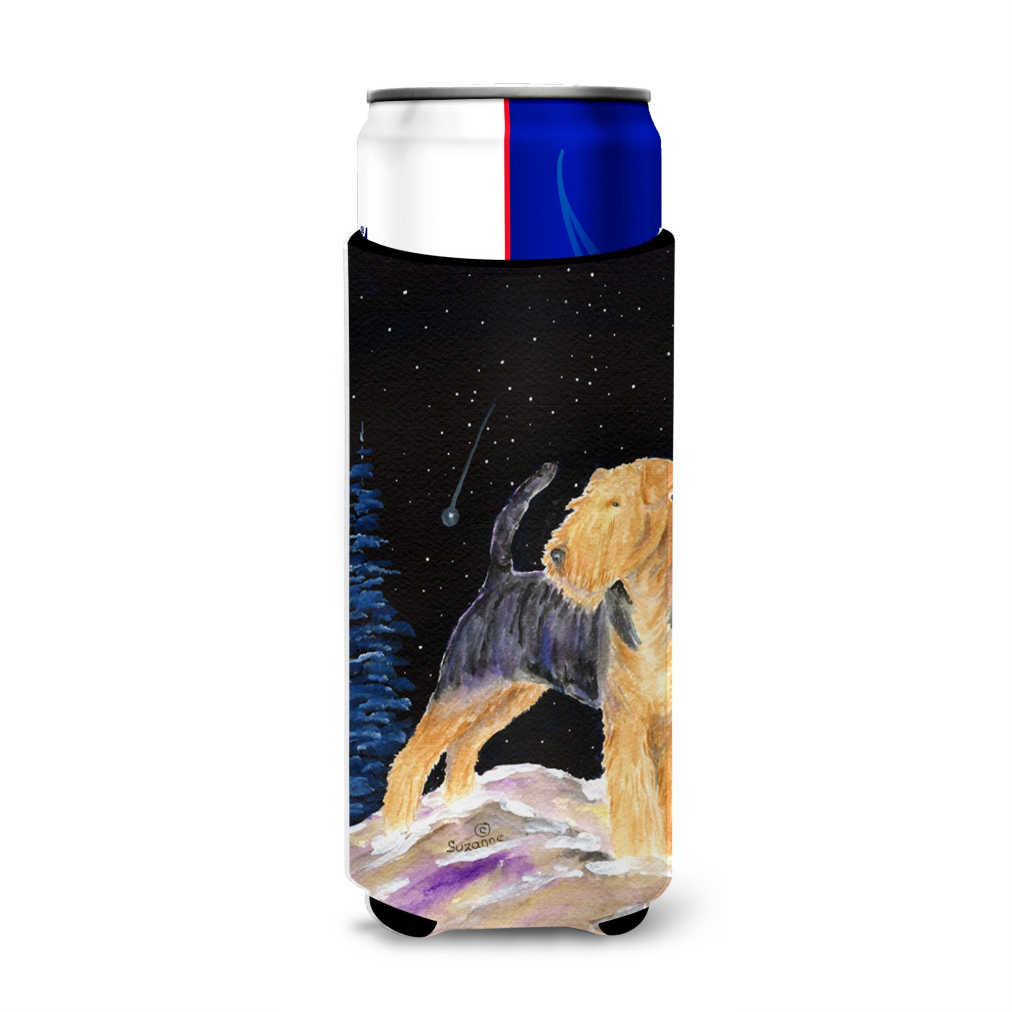 Starry Night Welsh Terrier Ultra Beverage Insulators For Slim Cans Ss8464Muk