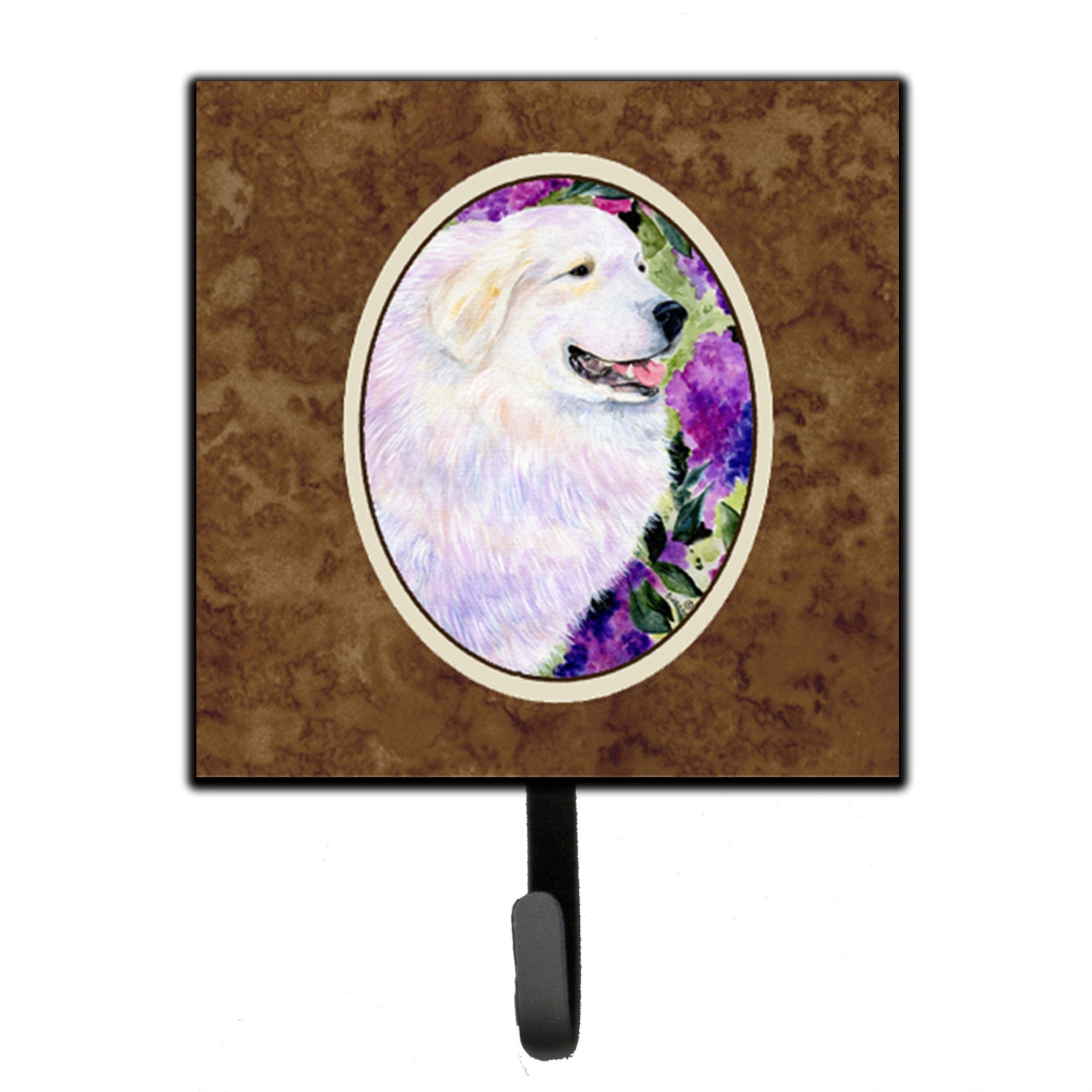 Caroline'S Treasures Ss8474Sh4 Great Pyrenees Leash Holder Or Key Hook, Small, Multicolor
