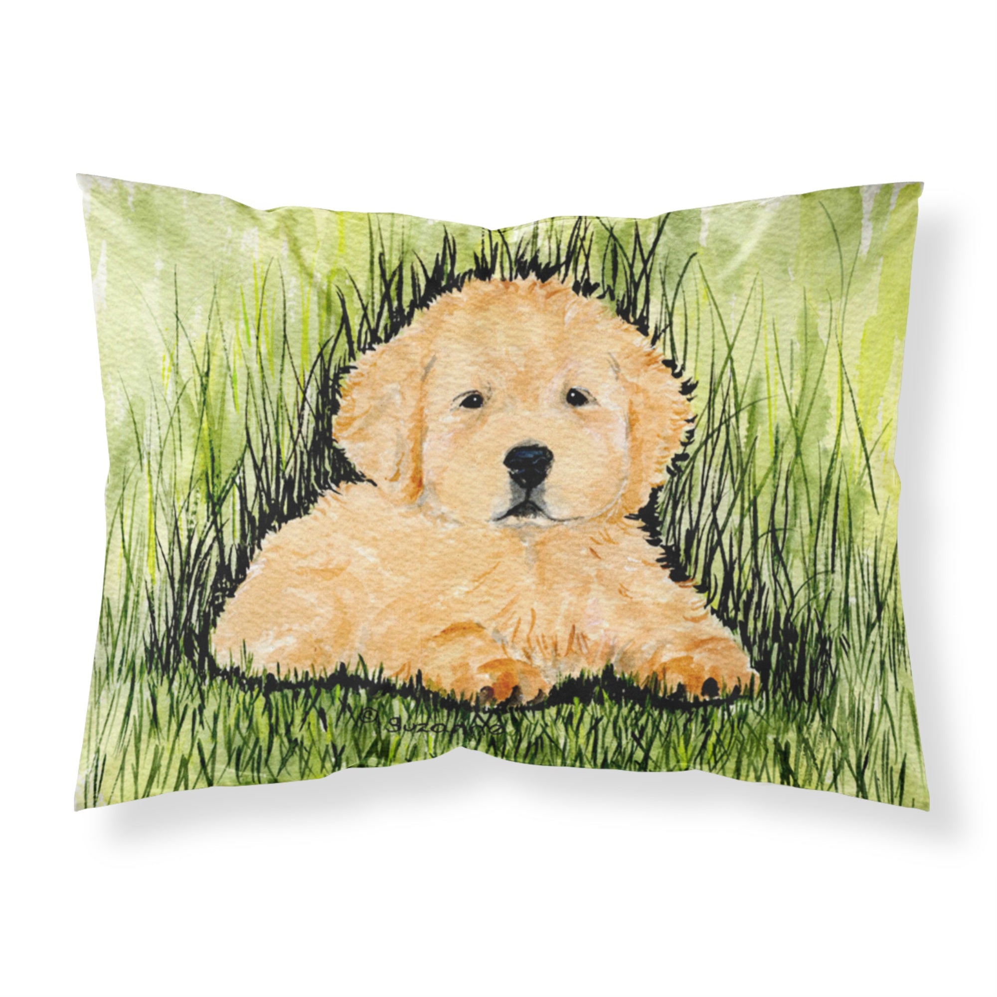 Caroline'S Treasures Ss8476Pillowcase Golden Retriever Moisture Wicking Fabric Standard Pillowcase, Large, Multicolor