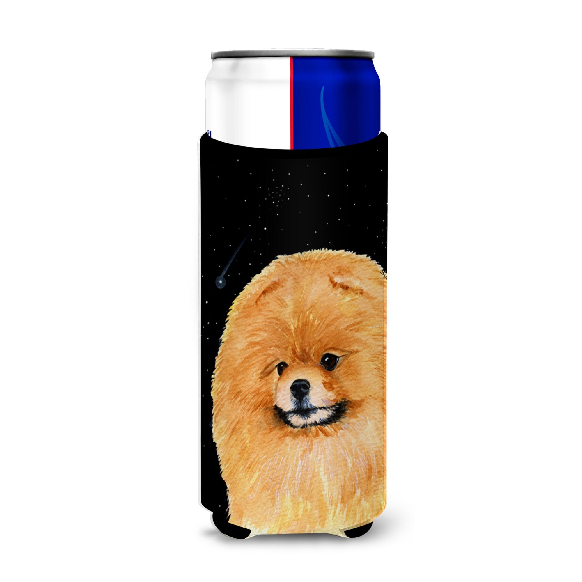 Starry Night Pomeranian Ultra Beverage Insulators For Slim Cans Ss8481Muk