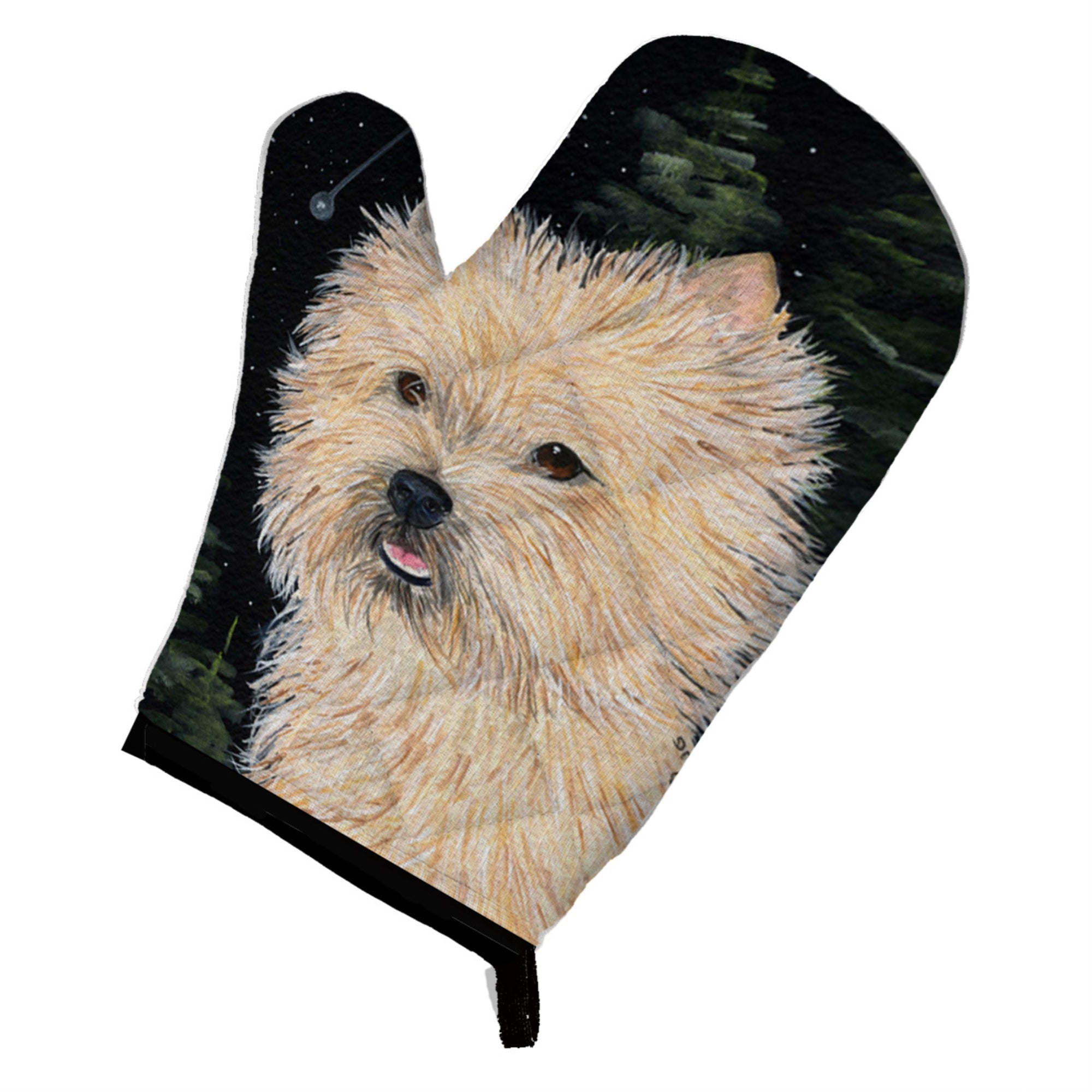 Caroline'S Treasures Ss8502Ovmt Starry Night Cairn Terrier Oven Mitt, 12 By 8.5, Multicolor