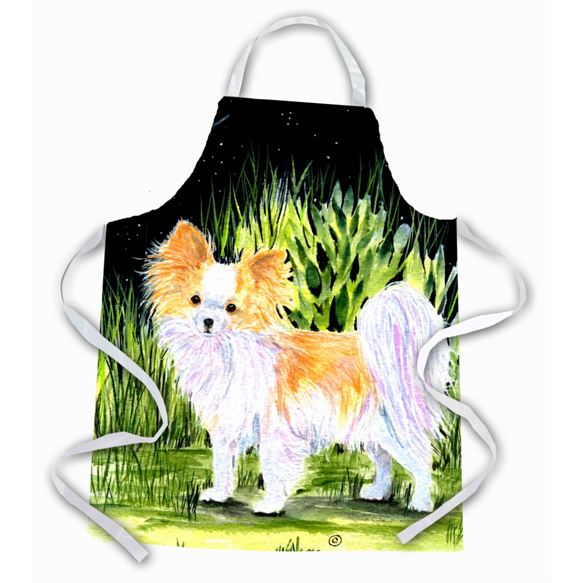 Caroline'S Treasures Ss8516Apron Starry Night Chihuahua Apron, Large, Multicolor