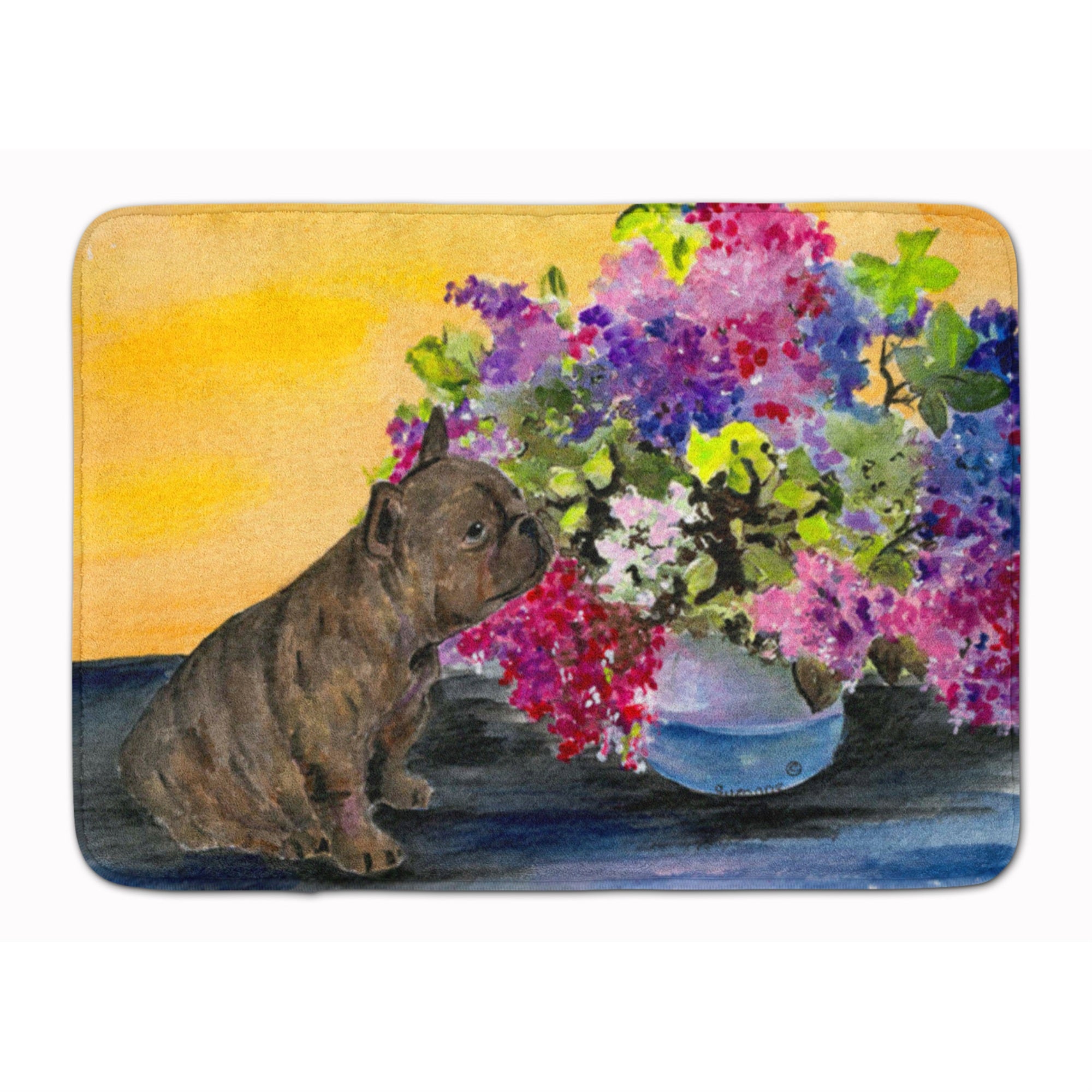 Caroline'S Treasures French Bulldog Floor Mat, 19 X 27, Multicolor