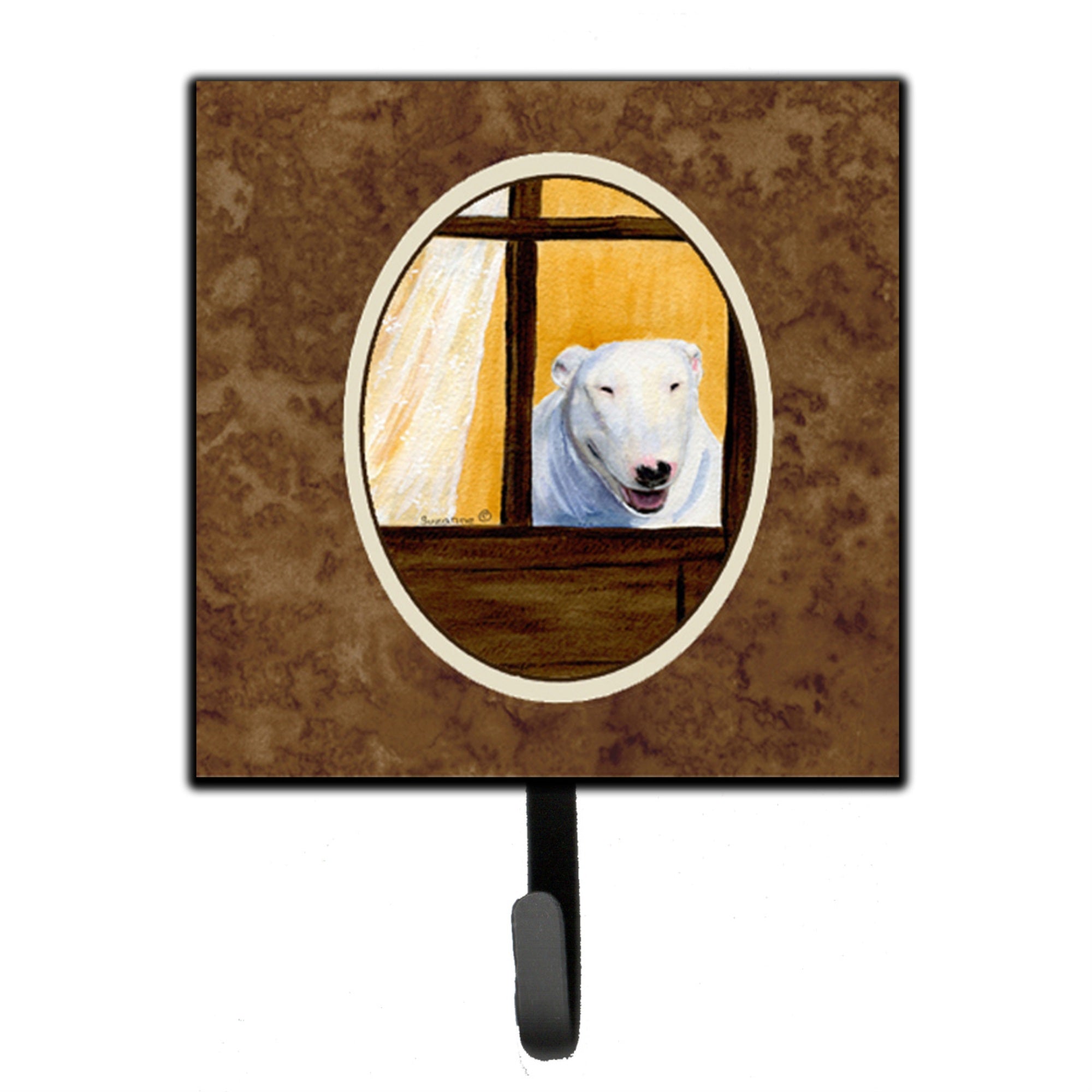Caroline'S Treasures Ss8542Sh4 Bull Terrier Leash Holder Or Key Hook, Small, Multicolor