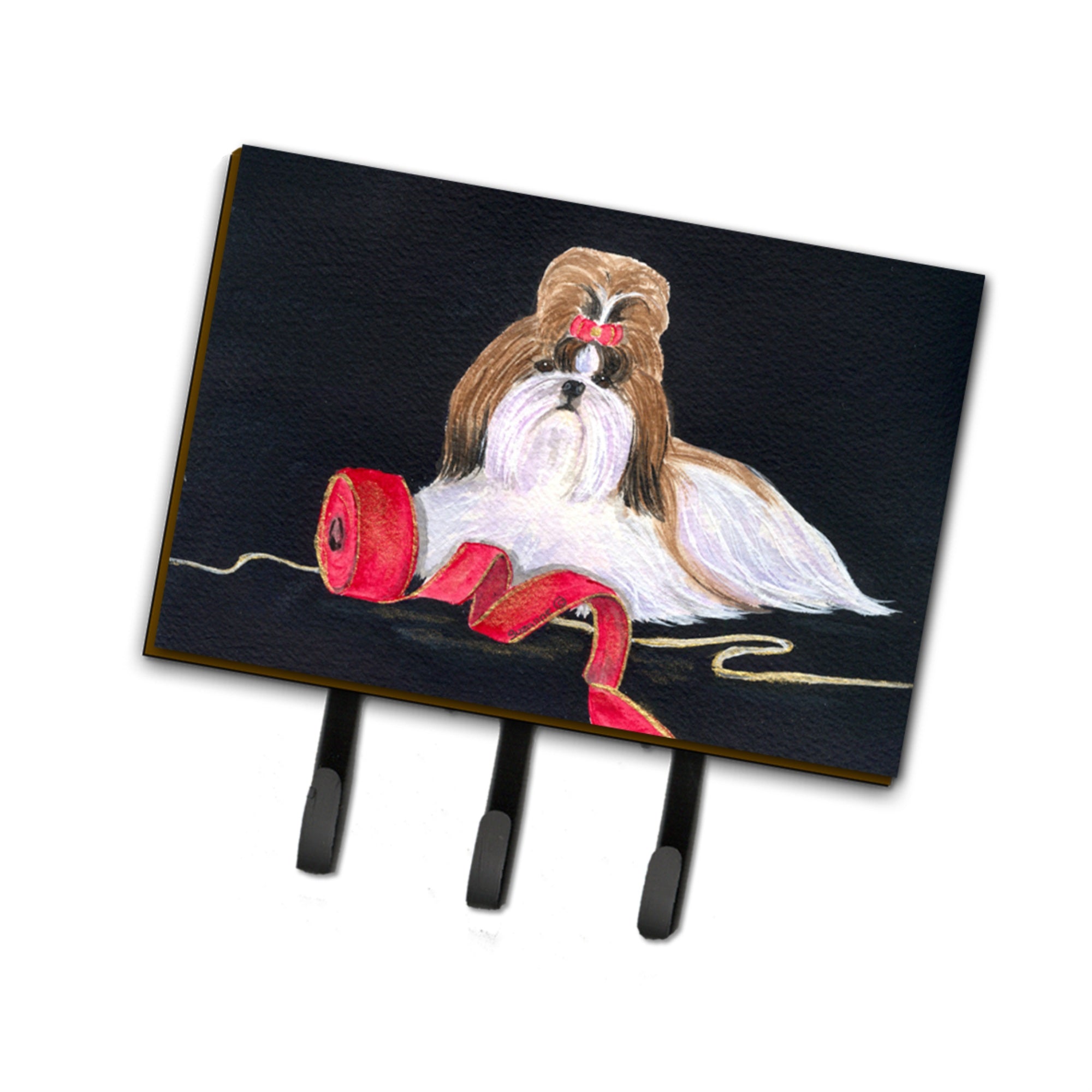 Caroline'S Treasures Ss8562Th68 Shih Tzu Leash Holder Or Key Hook, Large, Multicolor