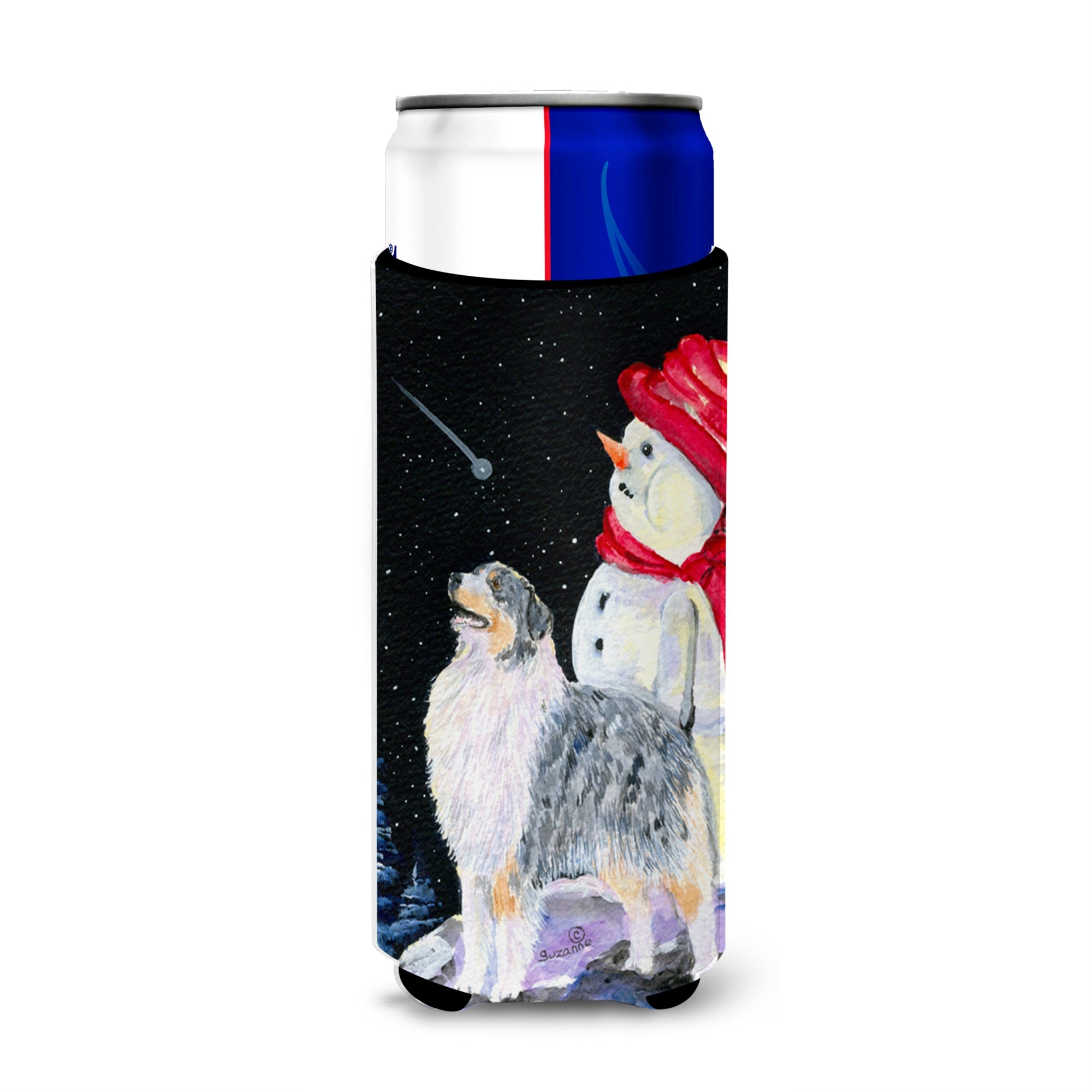 Australian Shepherd Ultra Beverage Insulators For Slim Cans Ss8574Muk