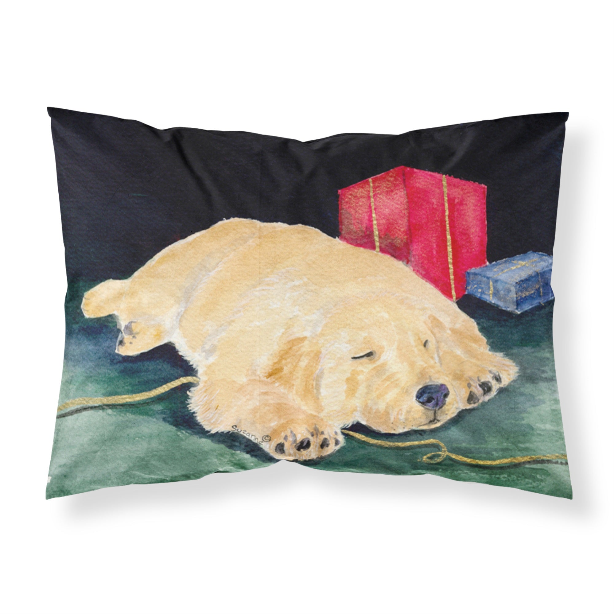 Caroline'S Treasures Ss8576Pillowcase Golden Retriever Moisture Wicking Fabric Standard Pillowcase, Large, Multicolor