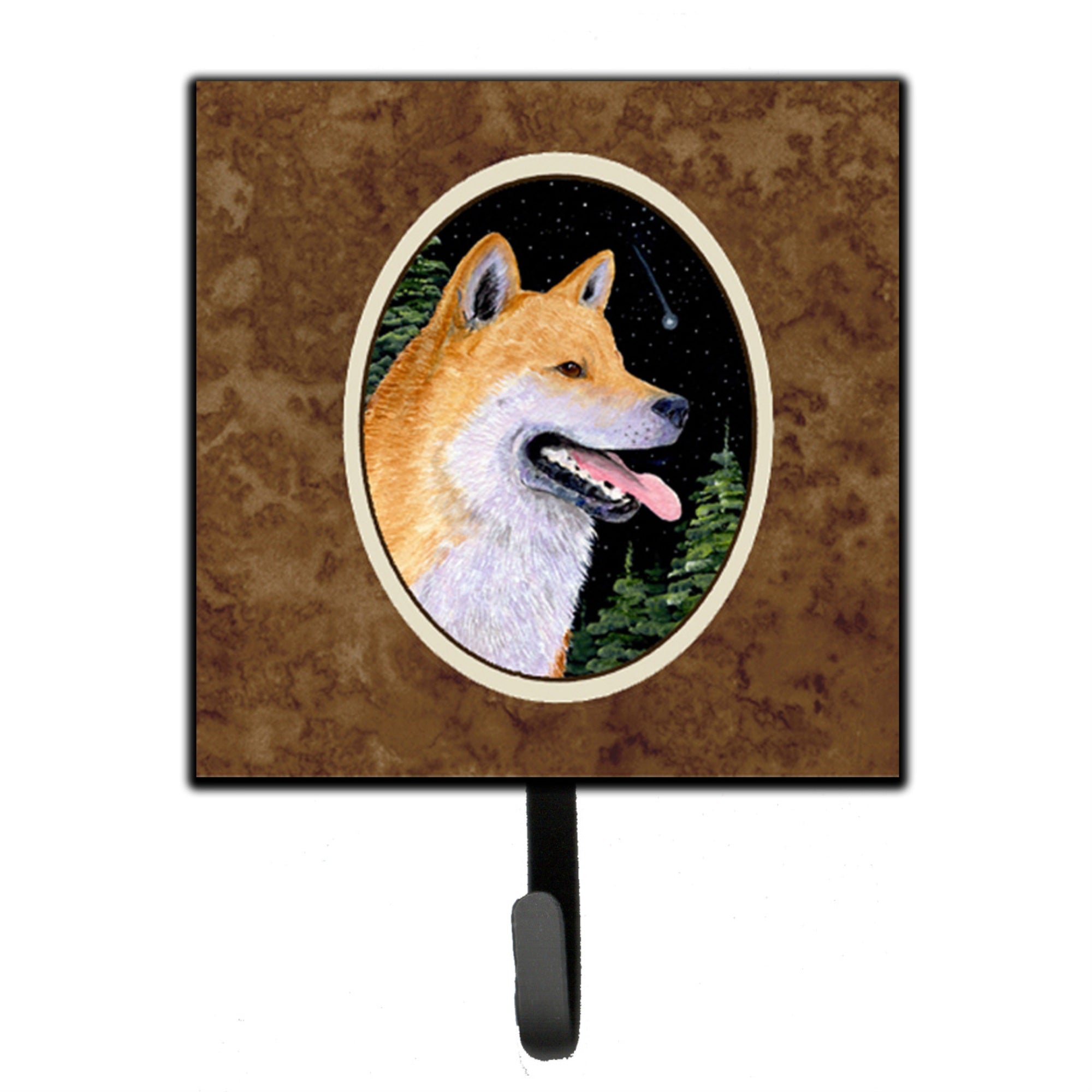 Caroline'S Treasures Ss8598Sh4 Shiba Inu Leash Holder Or Key Hook, Small, Multicolor