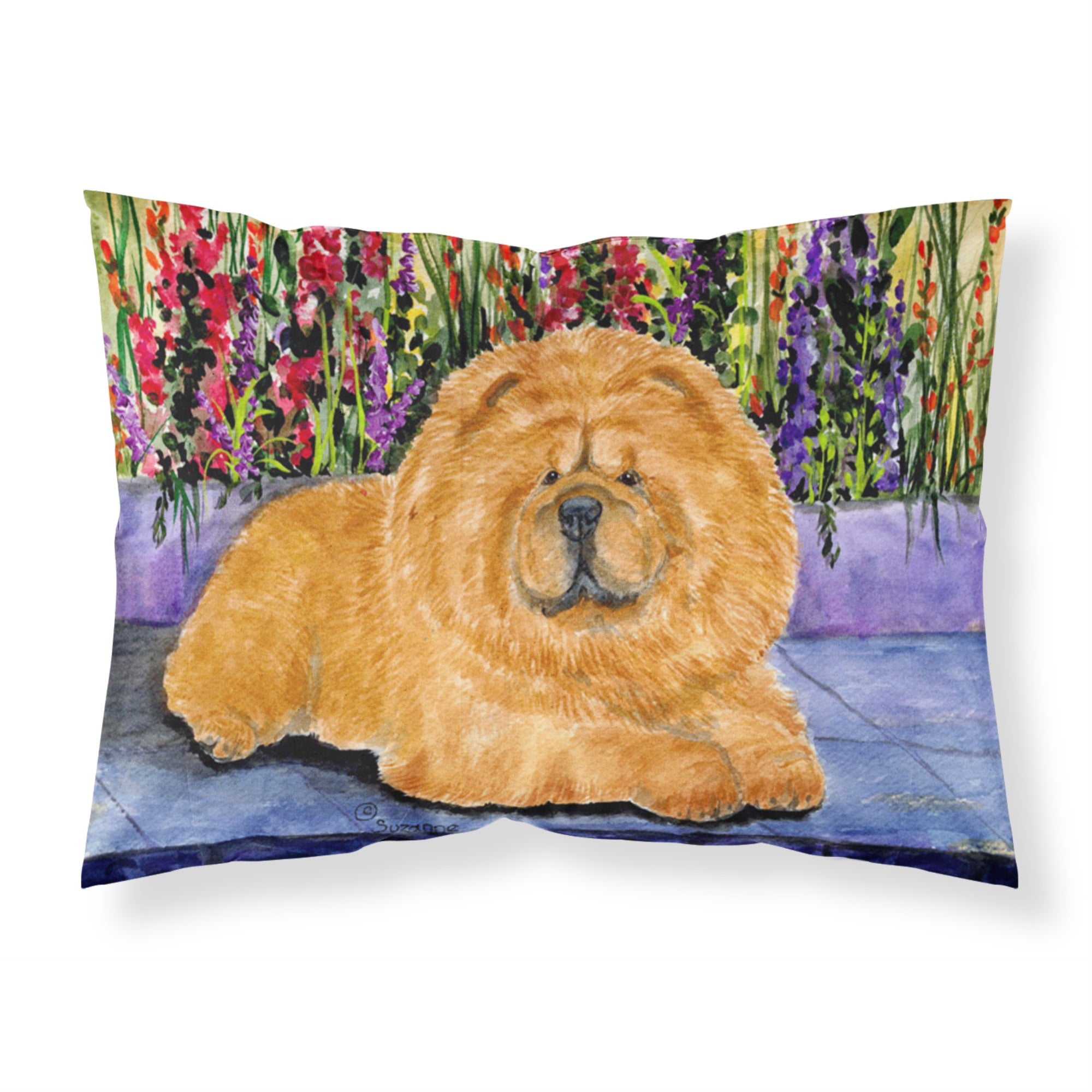 Caroline'S Treasures Ss8601Pillowcase Chow Moisture Wicking Fabric Standard Pillowcase, Large, Multicolor