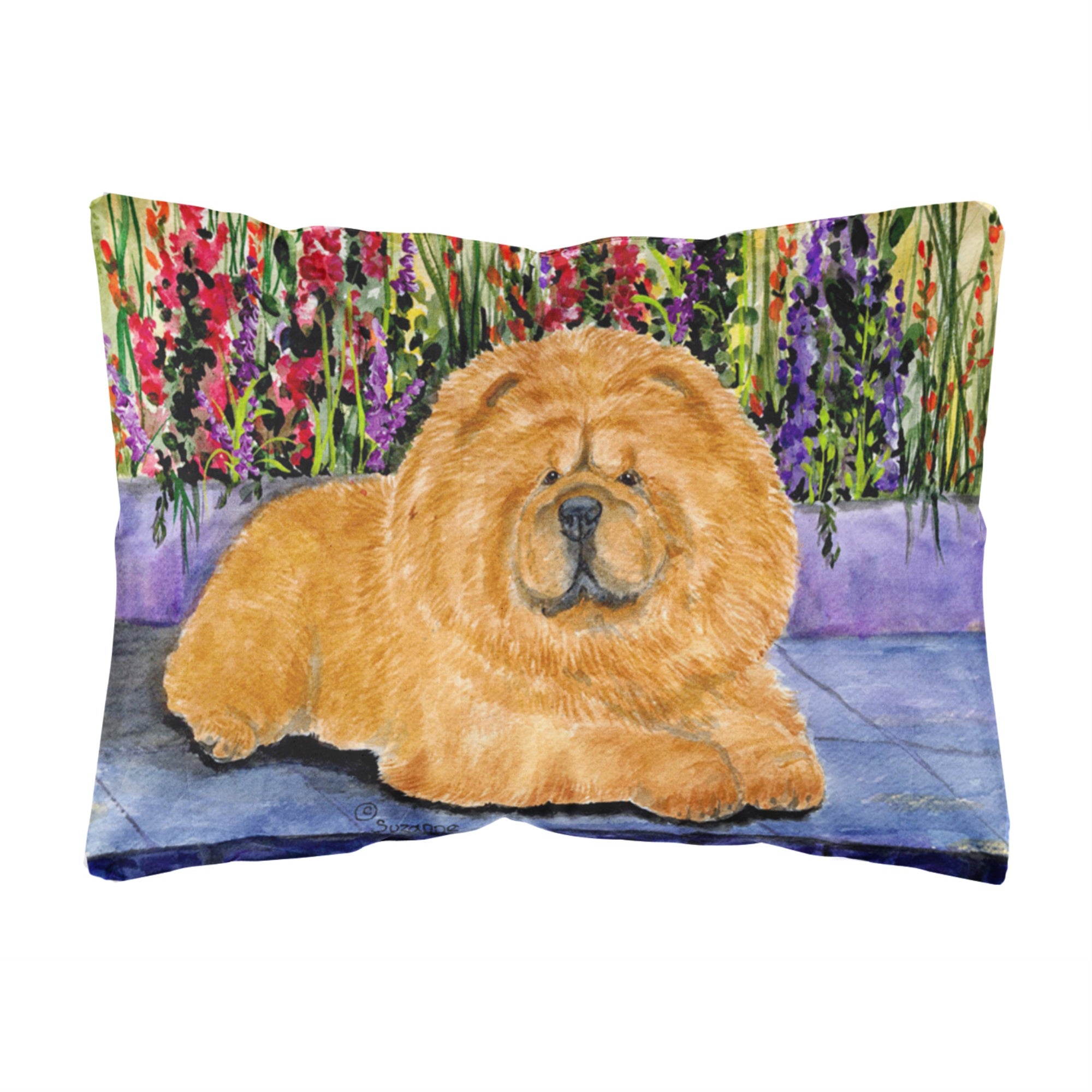 Caroline'S Treasures Ss8601Pw1216 Chow Chow Decorative Canvas Fabric Pillow, Large, Multicolor