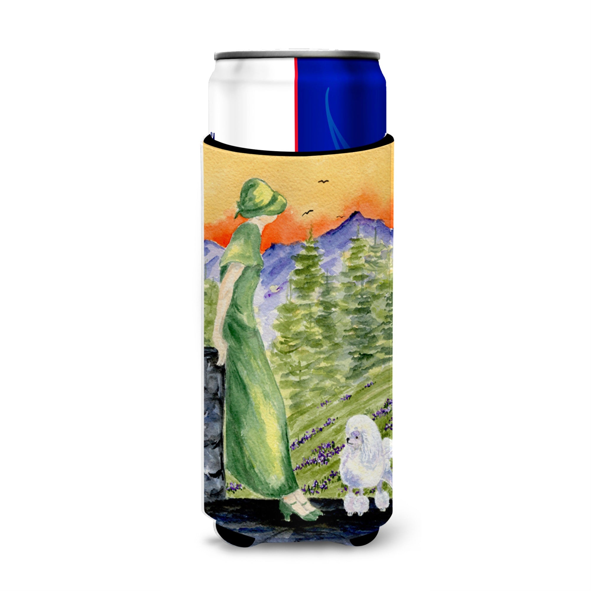Poodle Ultra Beverage Insulators For Slim Cans Ss8618Muk