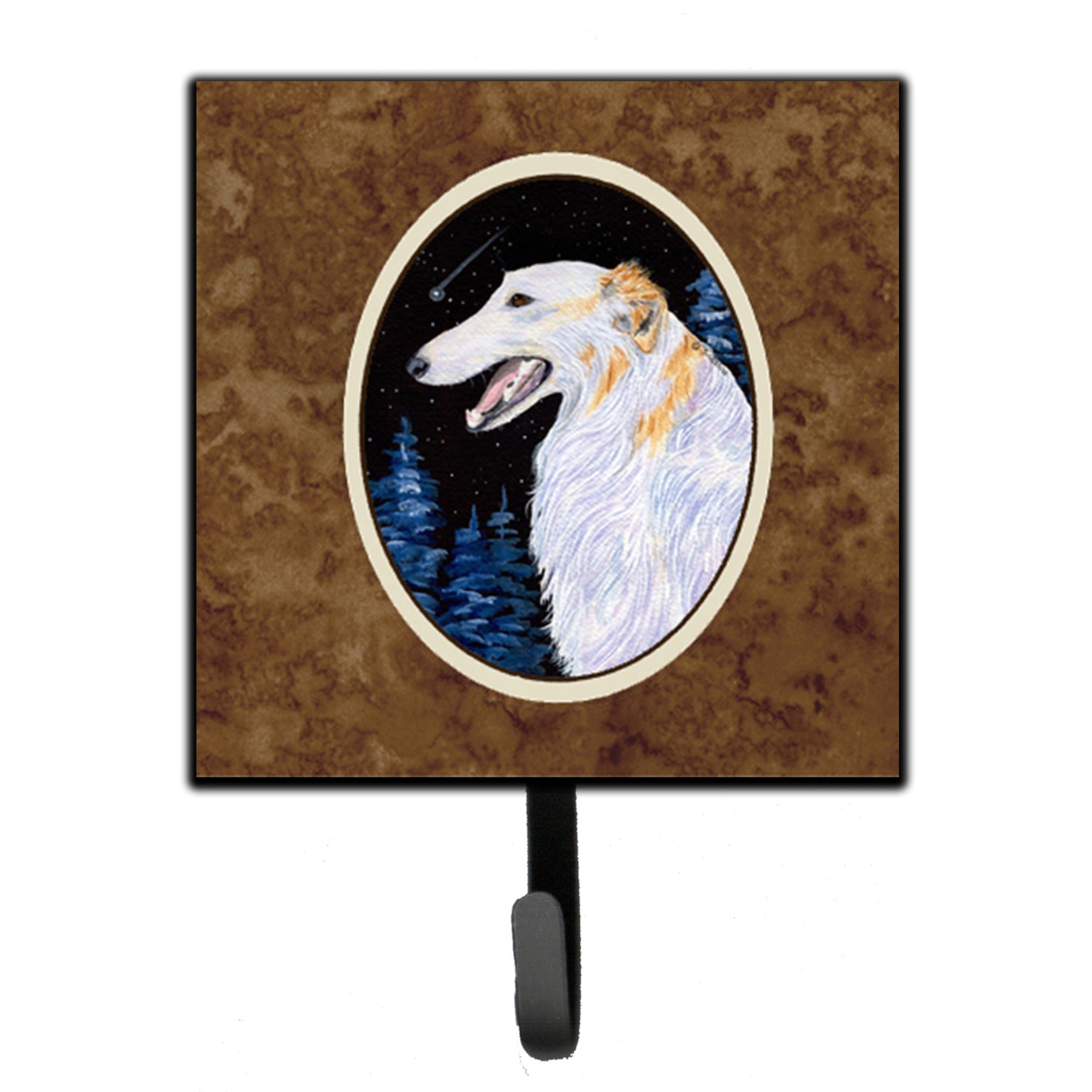 Caroline'S Treasures Ss8626Sh4 Borzoi Leash Holder Or Key Hook, Small, Multicolor