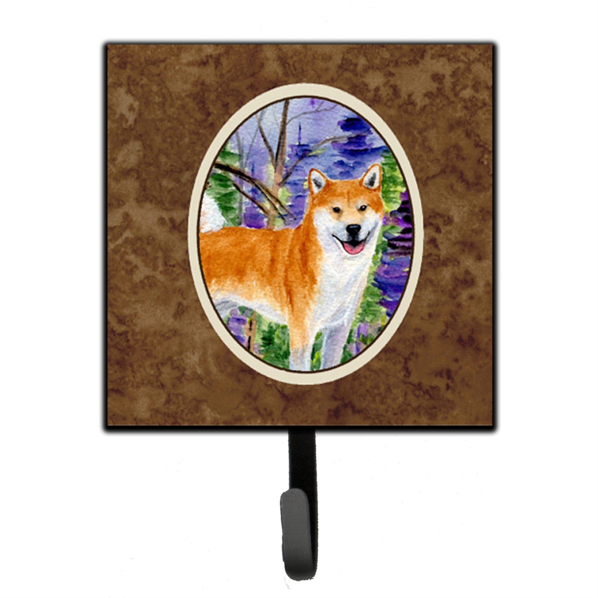 Caroline'S Treasures Ss8629Sh4 Shiba Inu Leash Holder Or Key Hook, Small, Multicolor