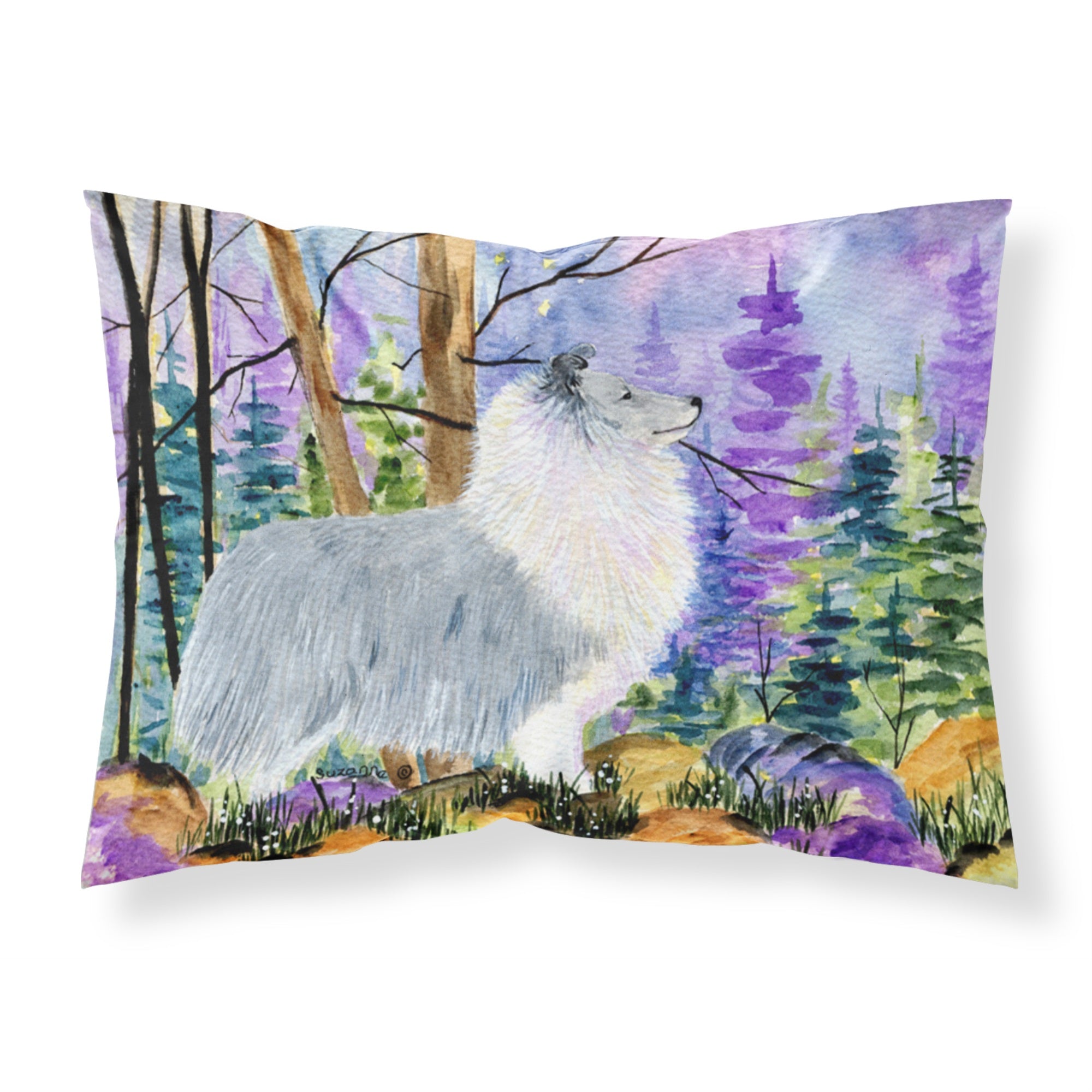 Caroline'S Treasures Ss8636Pillowcase Sheltie Moisture Wicking Fabric Standard Pillowcase, Large, Multicolor