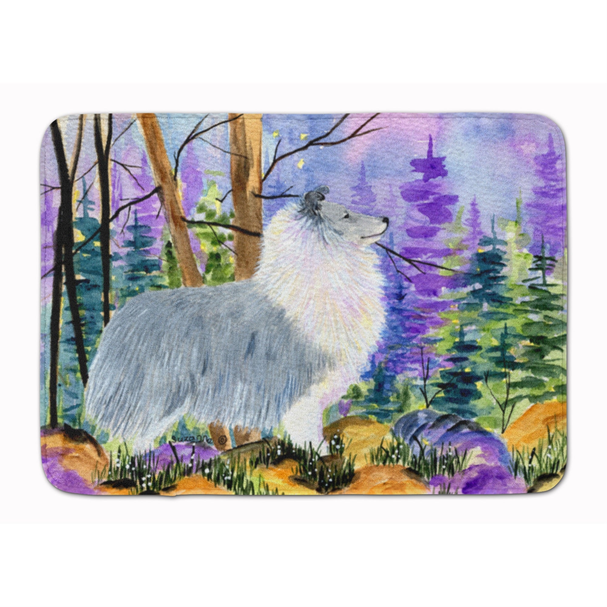 Caroline'S Treasures Sheltie Floor Mat, 19 X 27, Multicolor