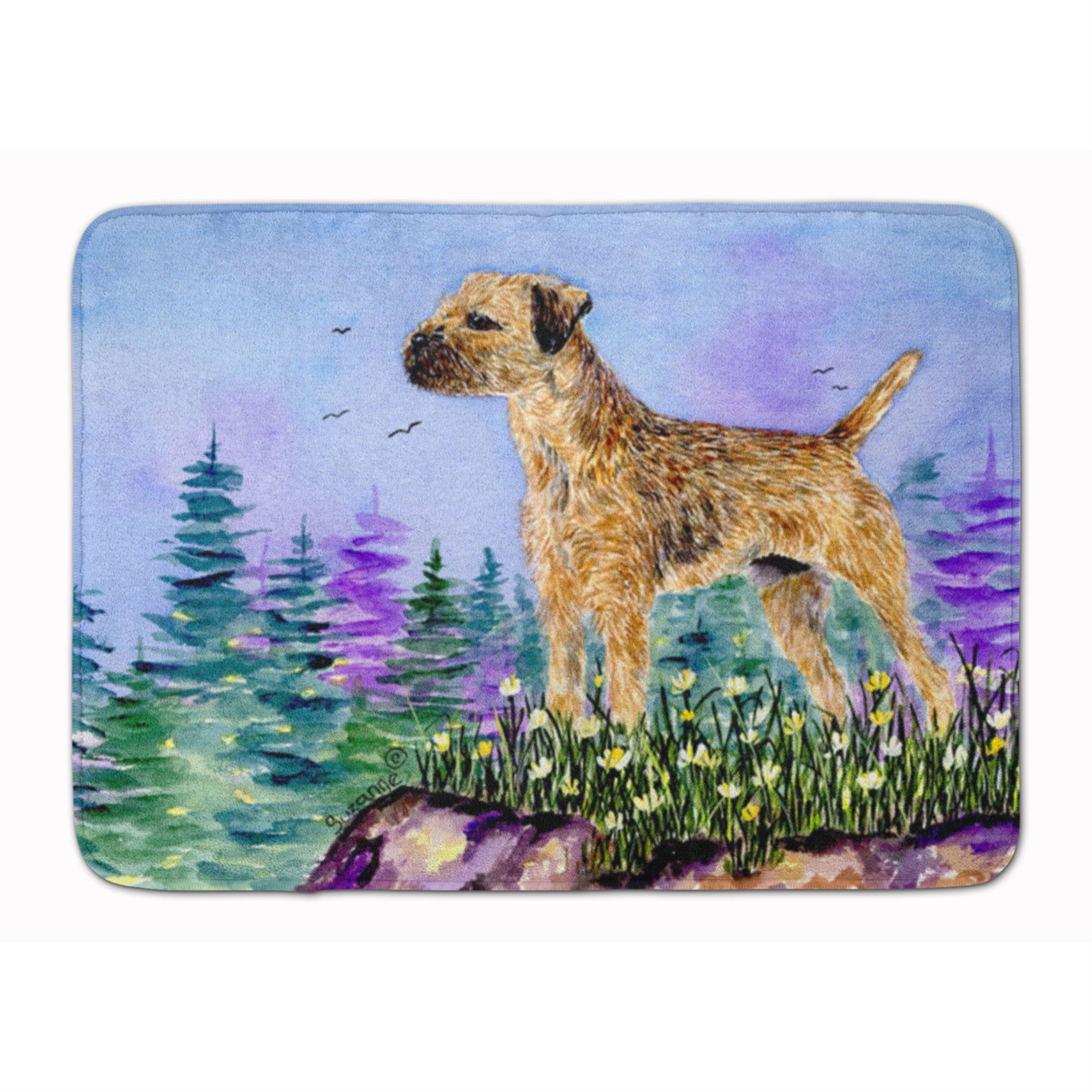 Caroline'S Treasures Border Terrier Floor Mat, 19 X 27, Multicolor