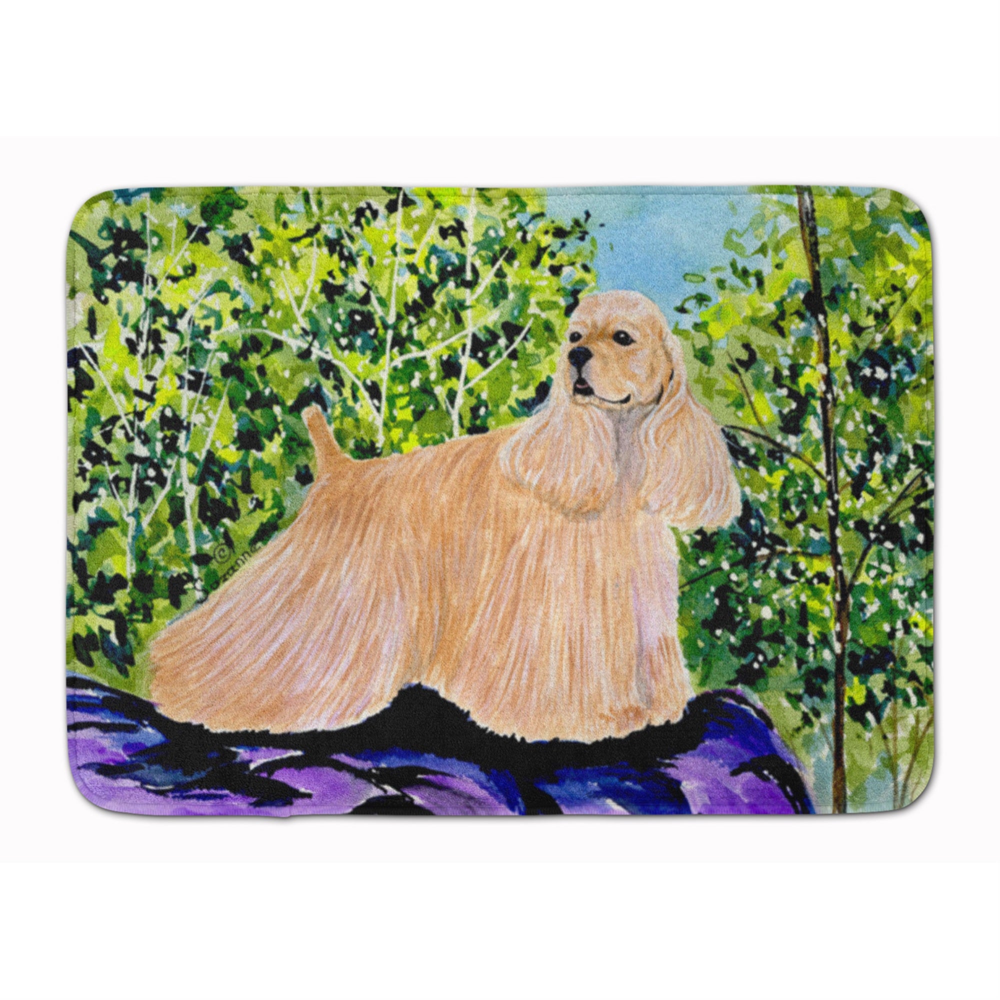 Caroline'S Treasures Cocker Spaniel Floor Mat, 19 X 27, Multicolor