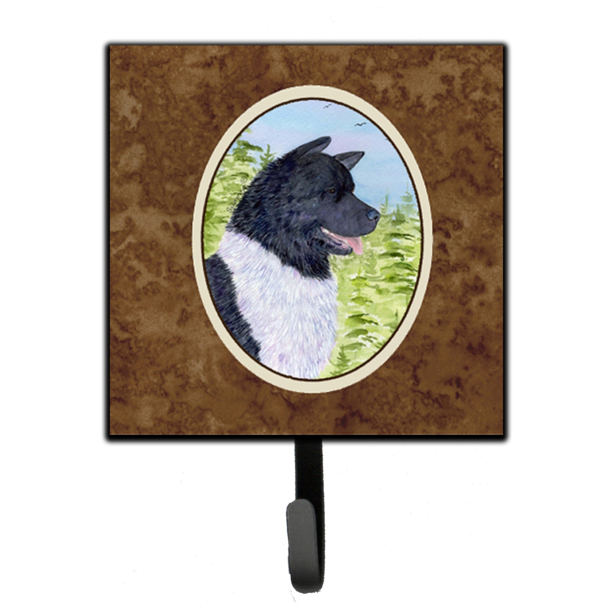 Caroline'S Treasures Ss8670Sh4 Akita Leash Holder Or Key Hook, Small, Multicolor