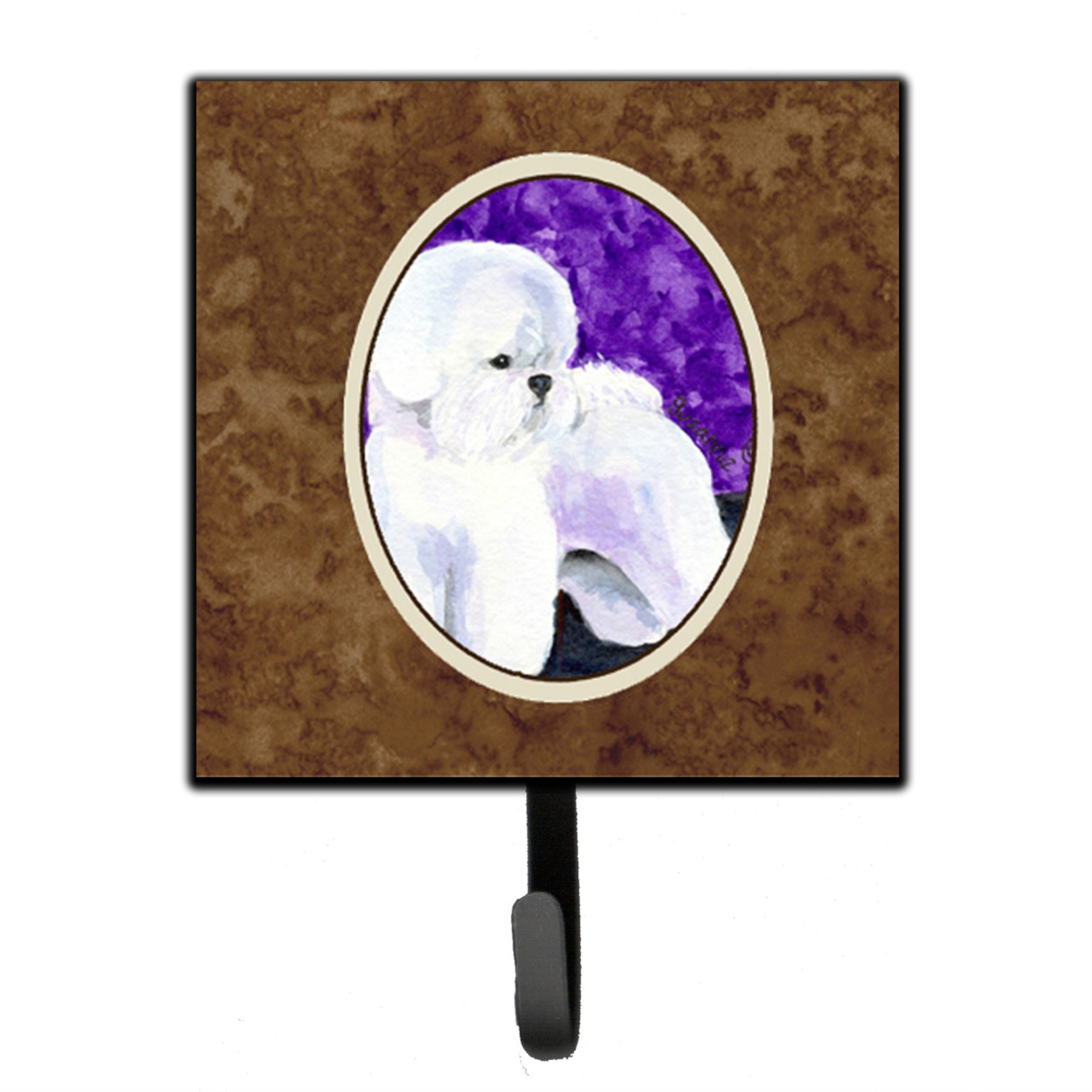 Caroline'S Treasures Ss8692Sh4 Bichon Frise Leash Holder Or Key Hook, Small, Multicolor