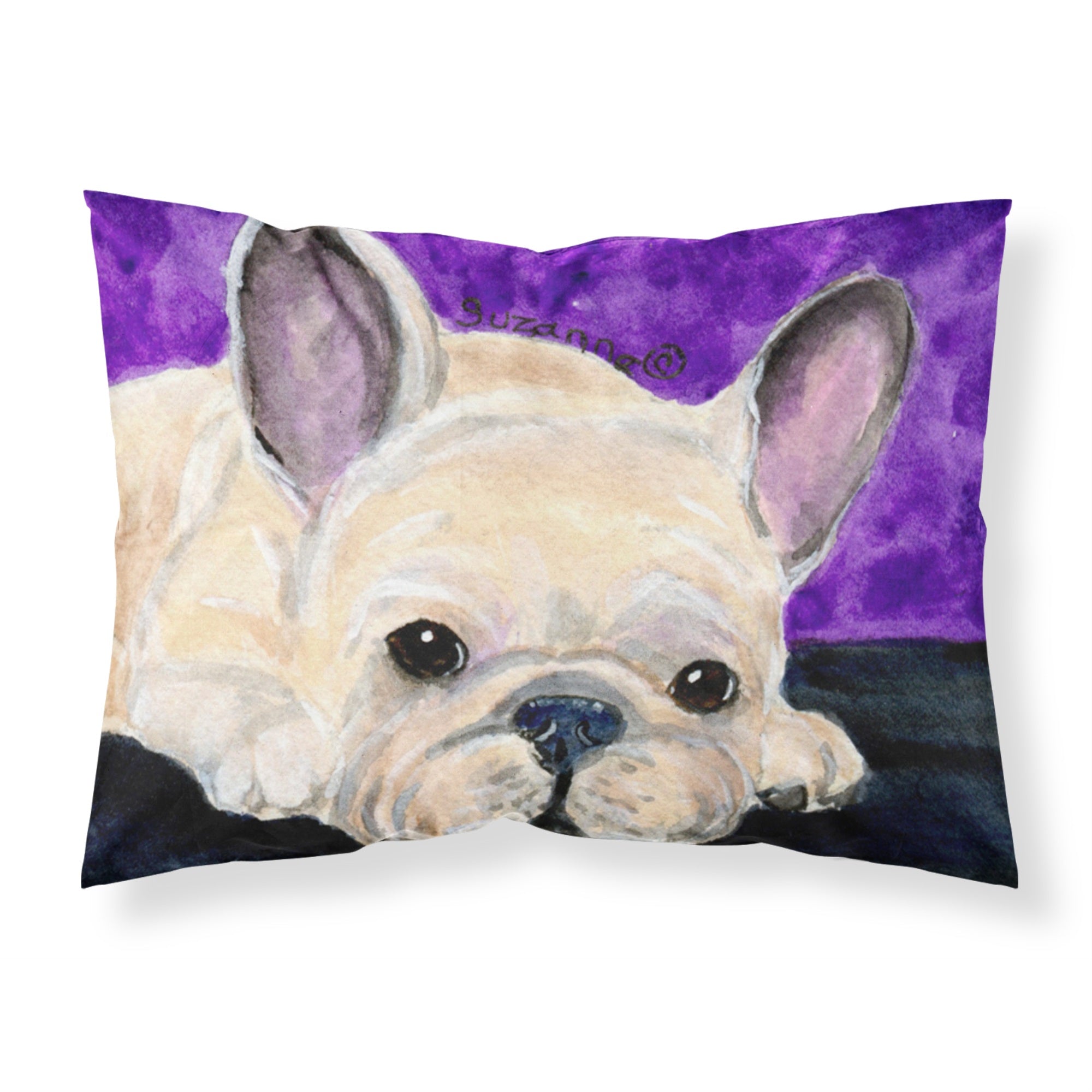 Caroline'S Treasures Ss8698Pillowcase French Bulldog Moisture Wicking Fabric Standard Pillowcase, Large, Multicolor