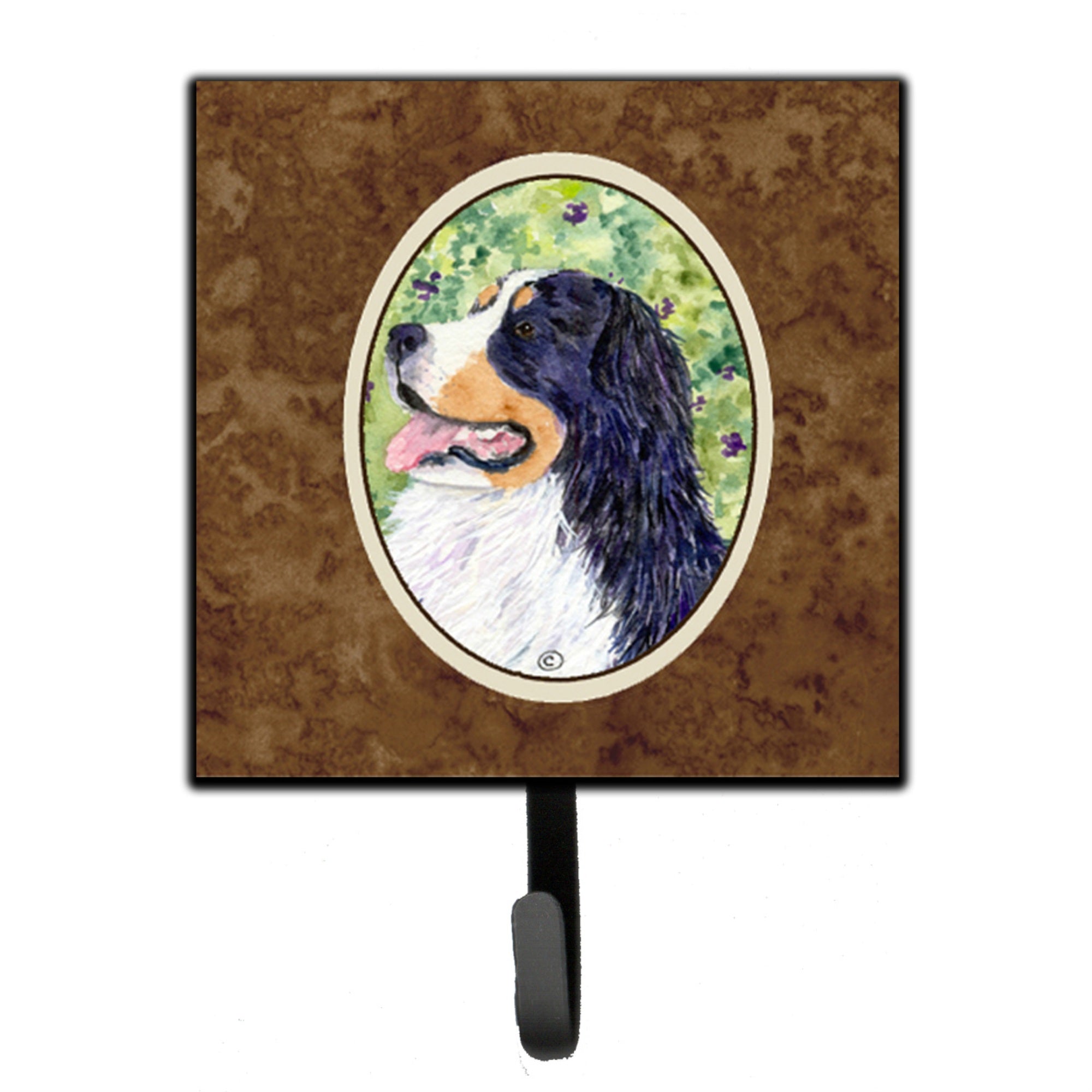Caroline'S Treasures Ss8706Sh4 Bernese Mountain Dog Leash Holder Or Key Hook, Small, Multicolor