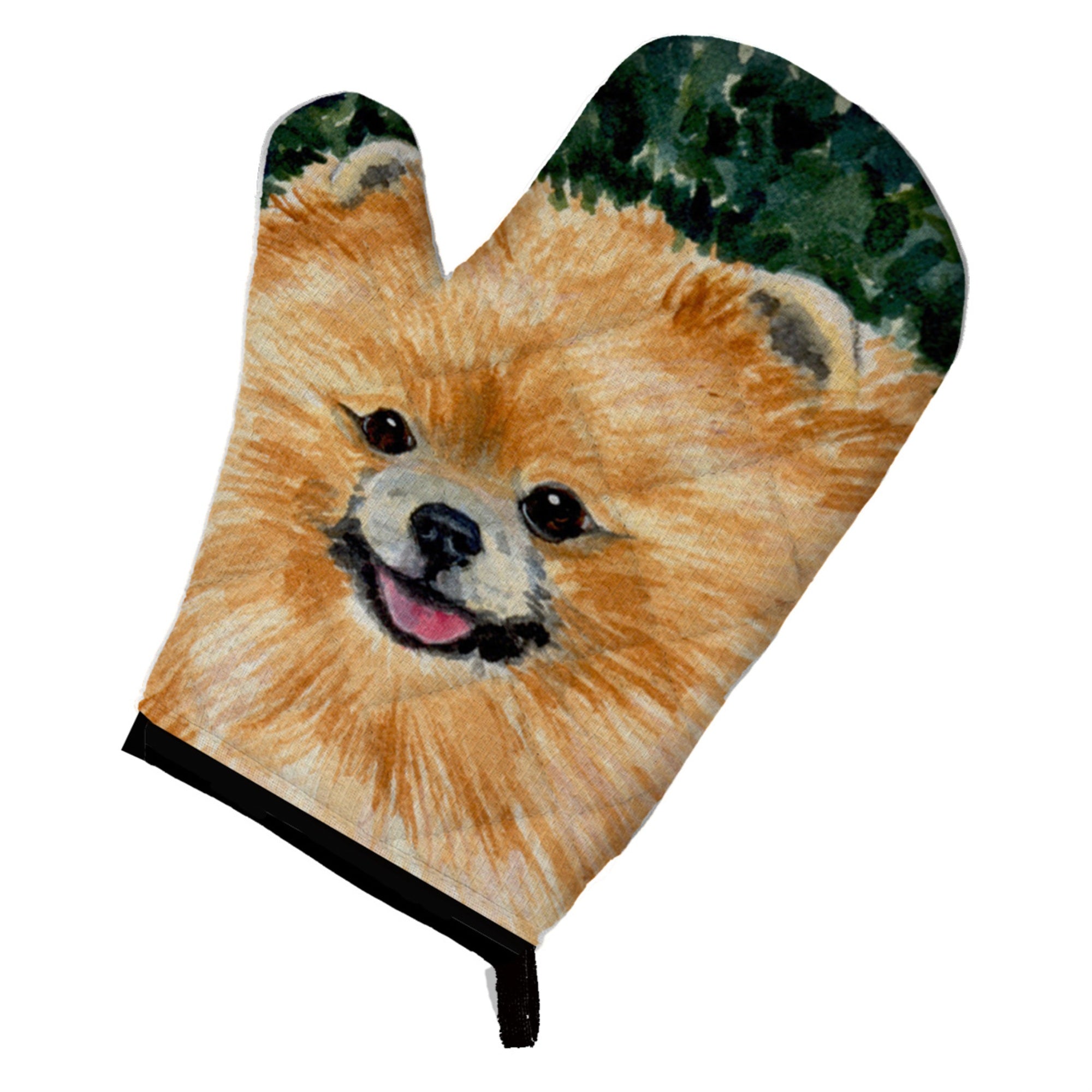 Caroline'S Treasures Ss8725Ovmt Pomeranian Oven Mitt, 12 By 8.5, Multicolor
