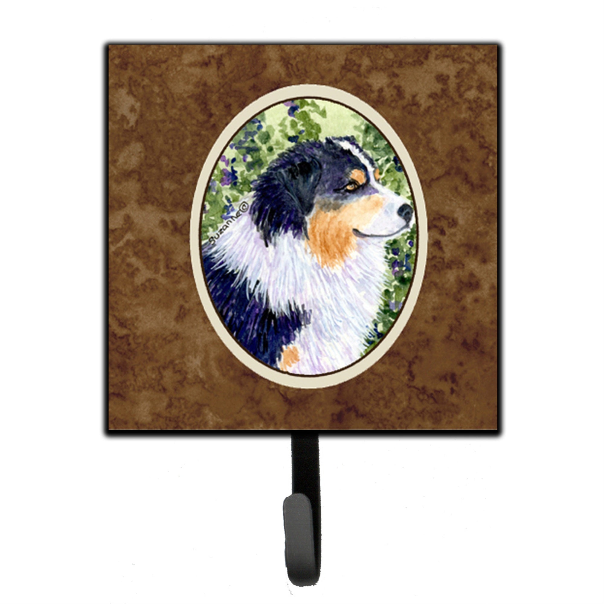 Caroline'S Treasures Ss8737Sh4 Australian Shepherd Leash Holder Or Key Hook, Small, Multicolor