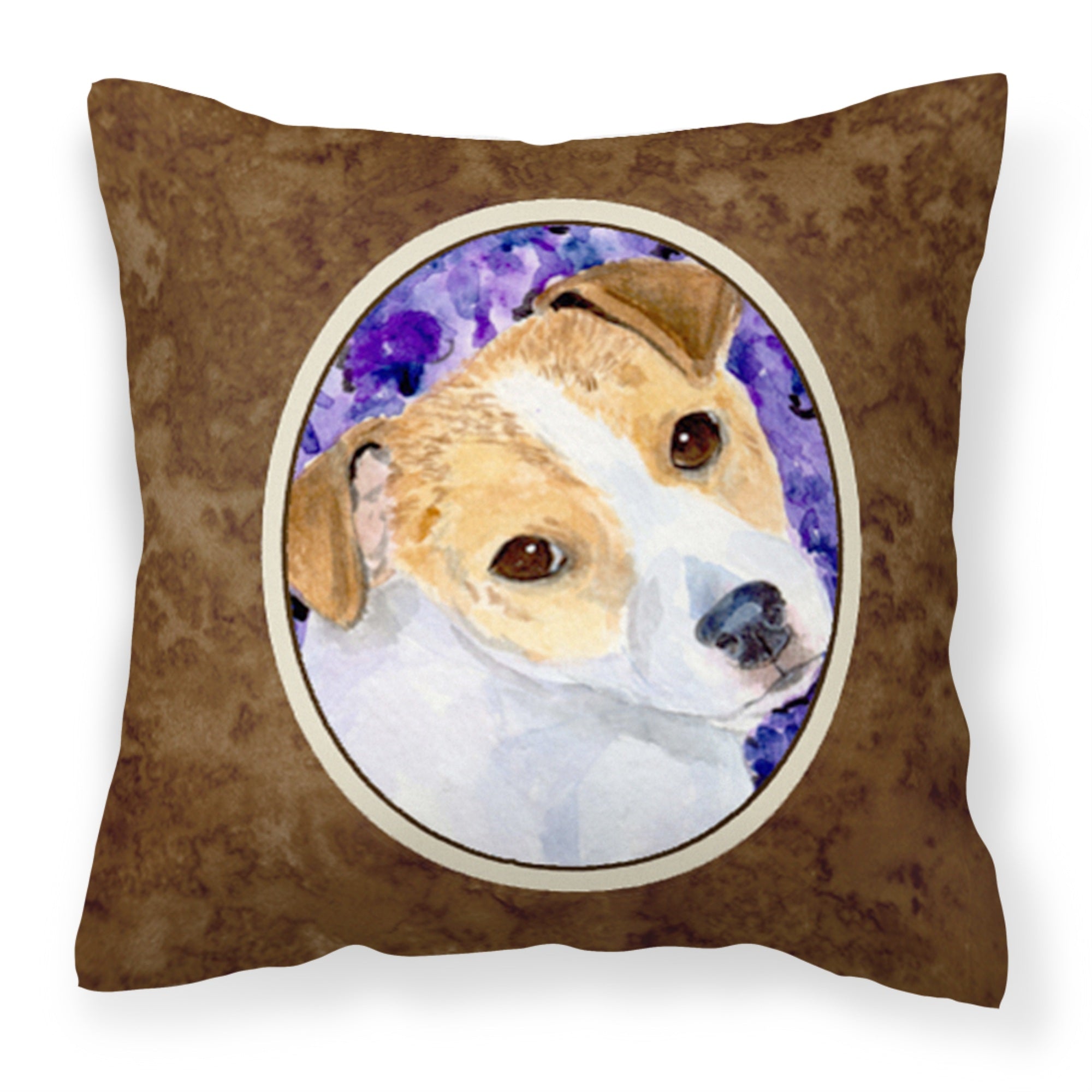 Caroline'S Treasures Ss8740Pw1414 Jack Russell Terrier Decorative Canvas Fabric Pillow, Large, Multicolor