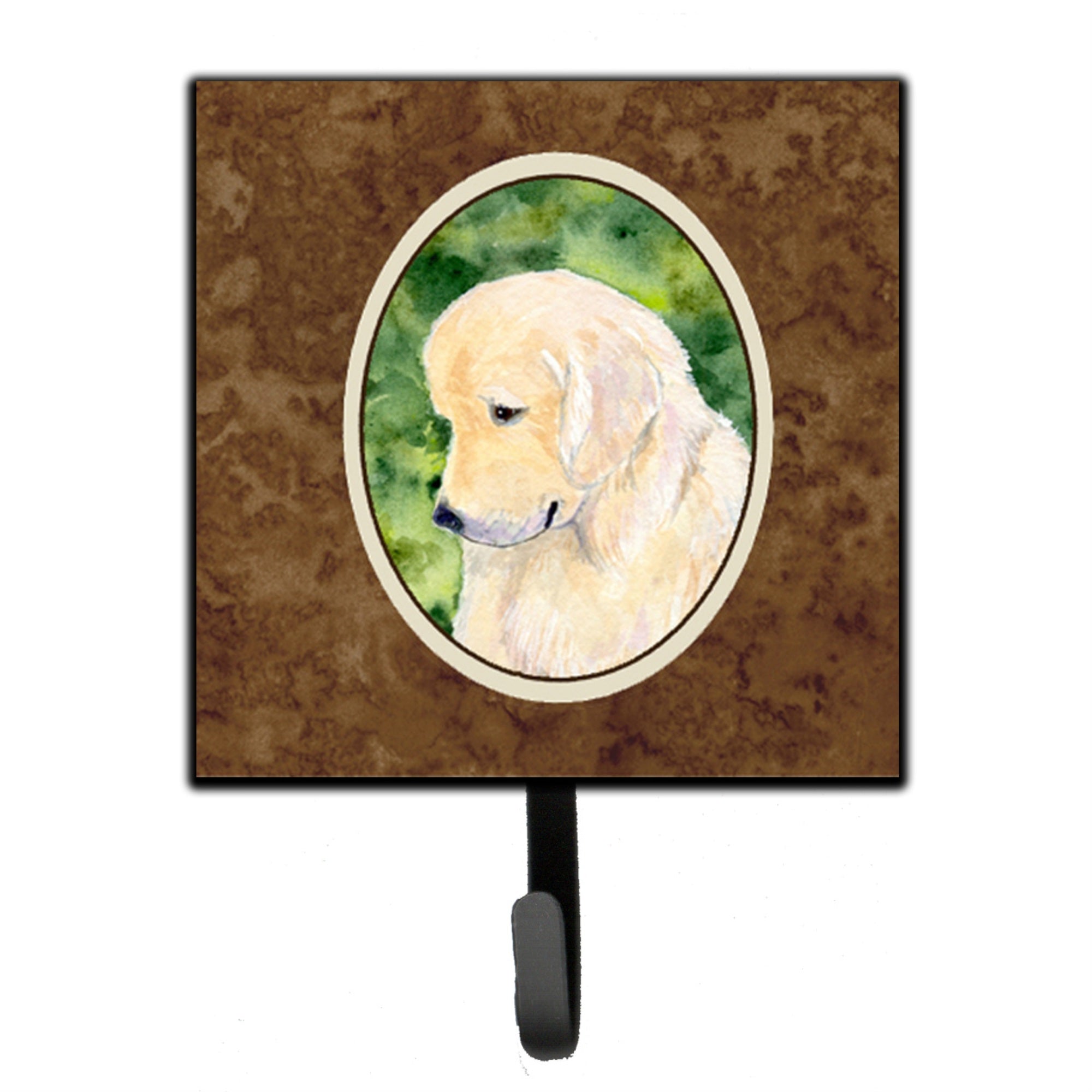 Caroline'S Treasures Ss8757Sh4 Golden Retriever Leash Holder Or Key Hook, Small, Multicolor