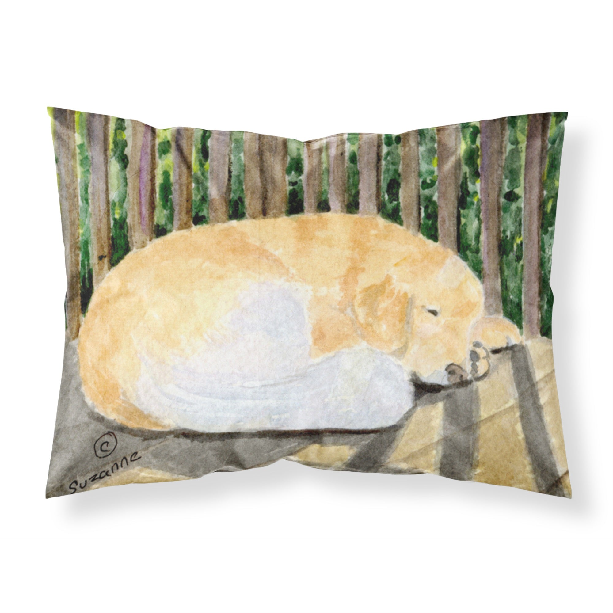 Caroline'S Treasures Ss8760Pillowcase Golden Retriever Moisture Wicking Fabric Standard Pillowcase, Large, Multicolor