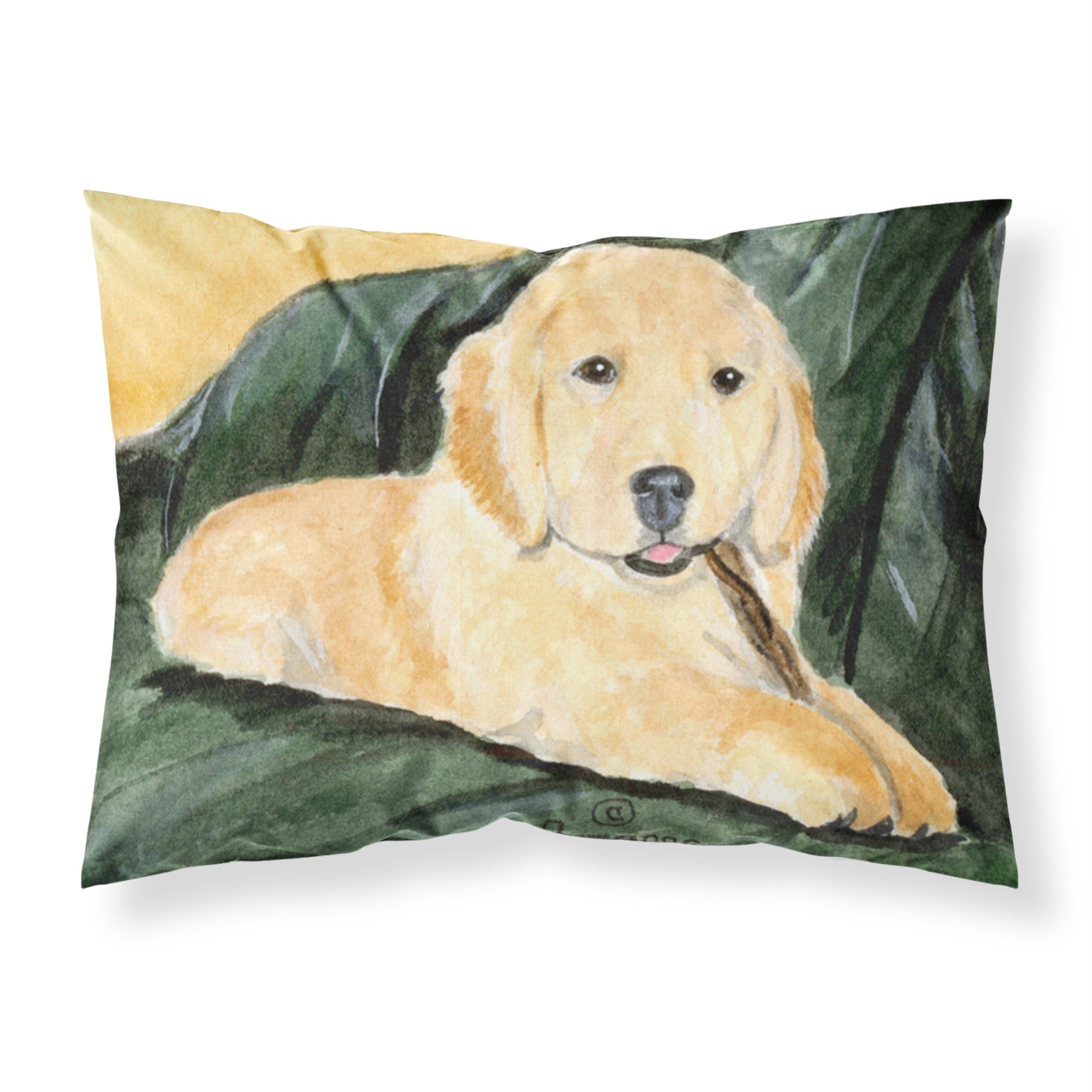 Caroline'S Treasures Ss8761Pillowcase Golden Retriever Moisture Wicking Fabric Standard Pillowcase, Large, Multicolor