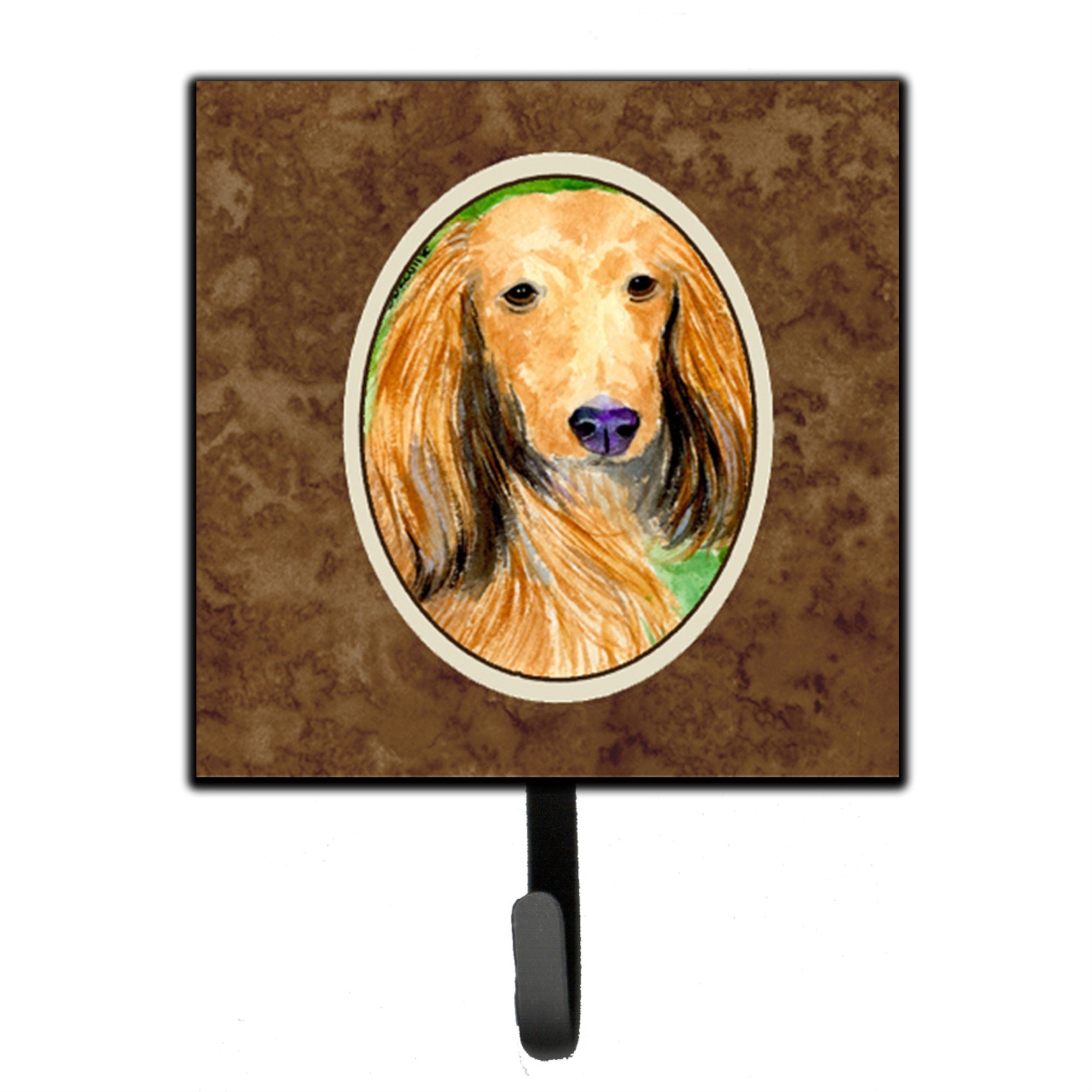 Caroline'S Treasures Ss8790Sh4 Dachshund Leash Holder Or Key Hook, Small, Multicolor
